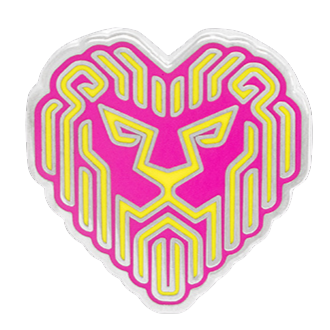 Jeremy Koling Lionheart Logo Lapel Pin – MVP Enamel Disc Golf Accessory