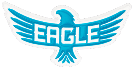 Eagle McMahon Icon Lapel Pin – MVP Enamel Disc Golf Accessory