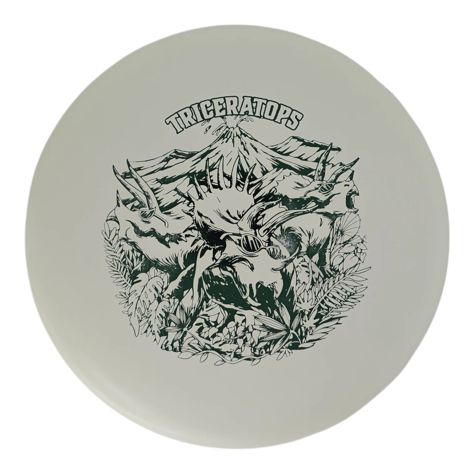 Dino Discs Triceratops - Glow Lightweight Putt & Approach Disc