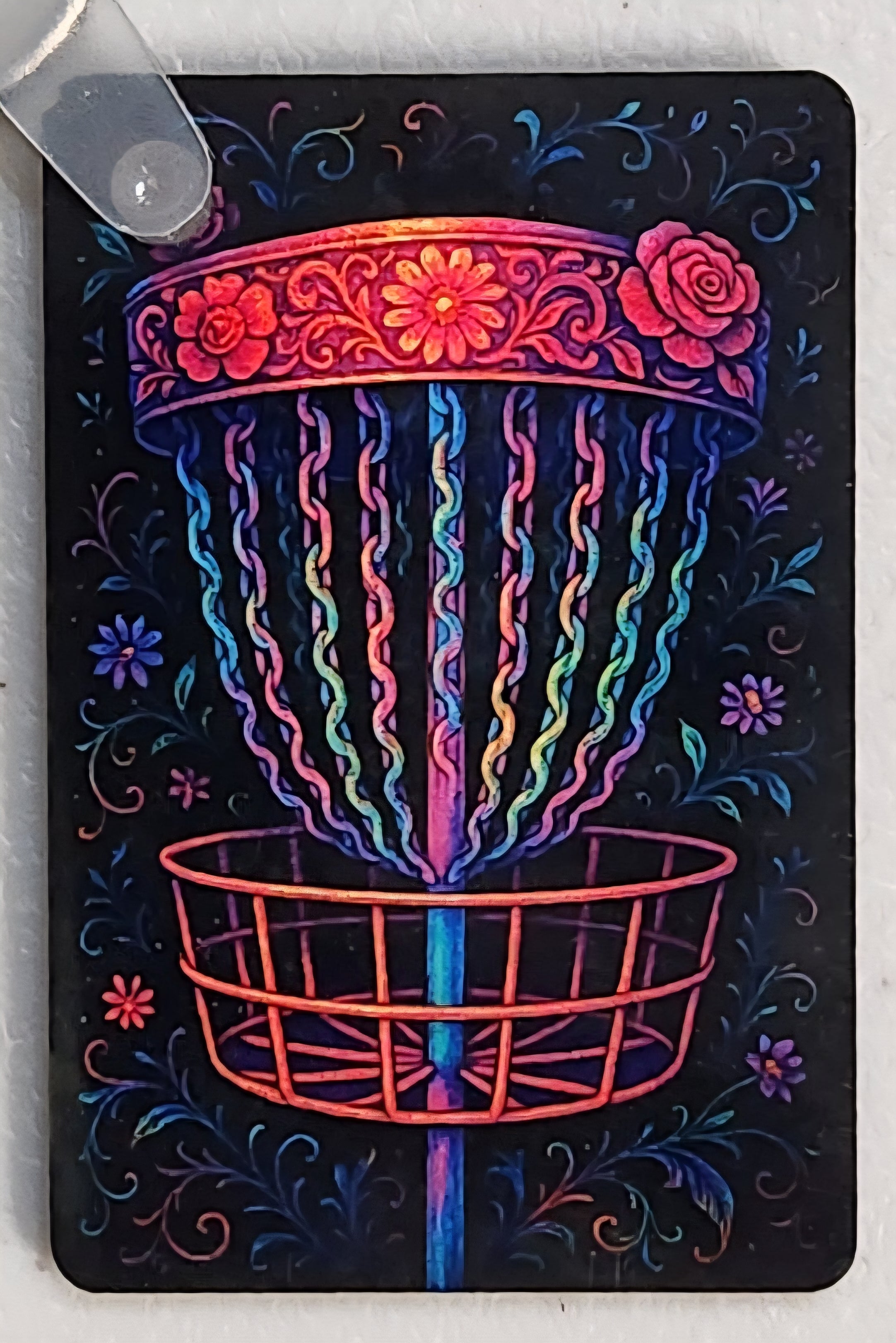 Rosecatch Disc Golf Keychain – Full Color Double Sided