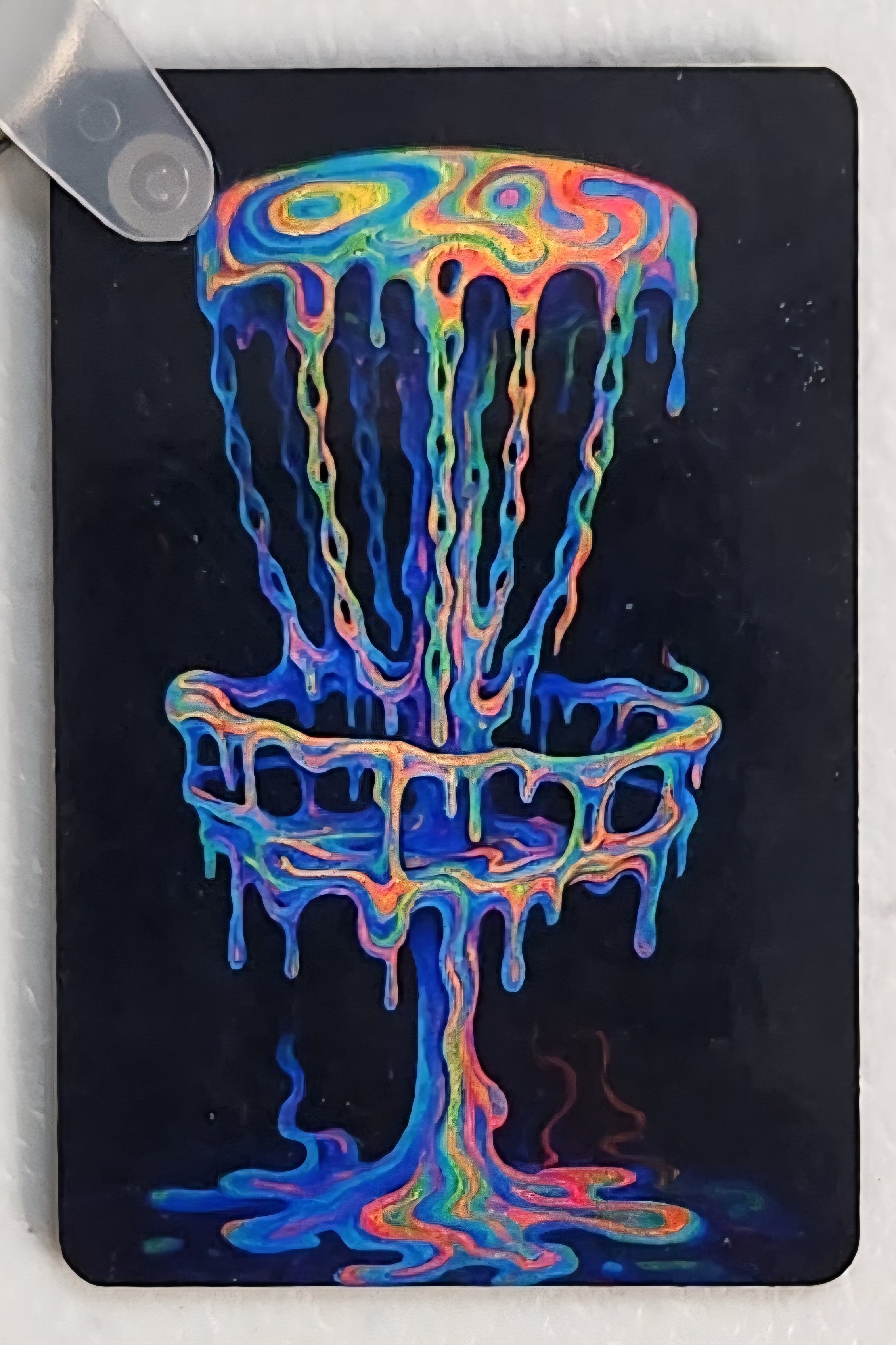 Chain Drip Disc Golf Keychain – Full Color Double Sided