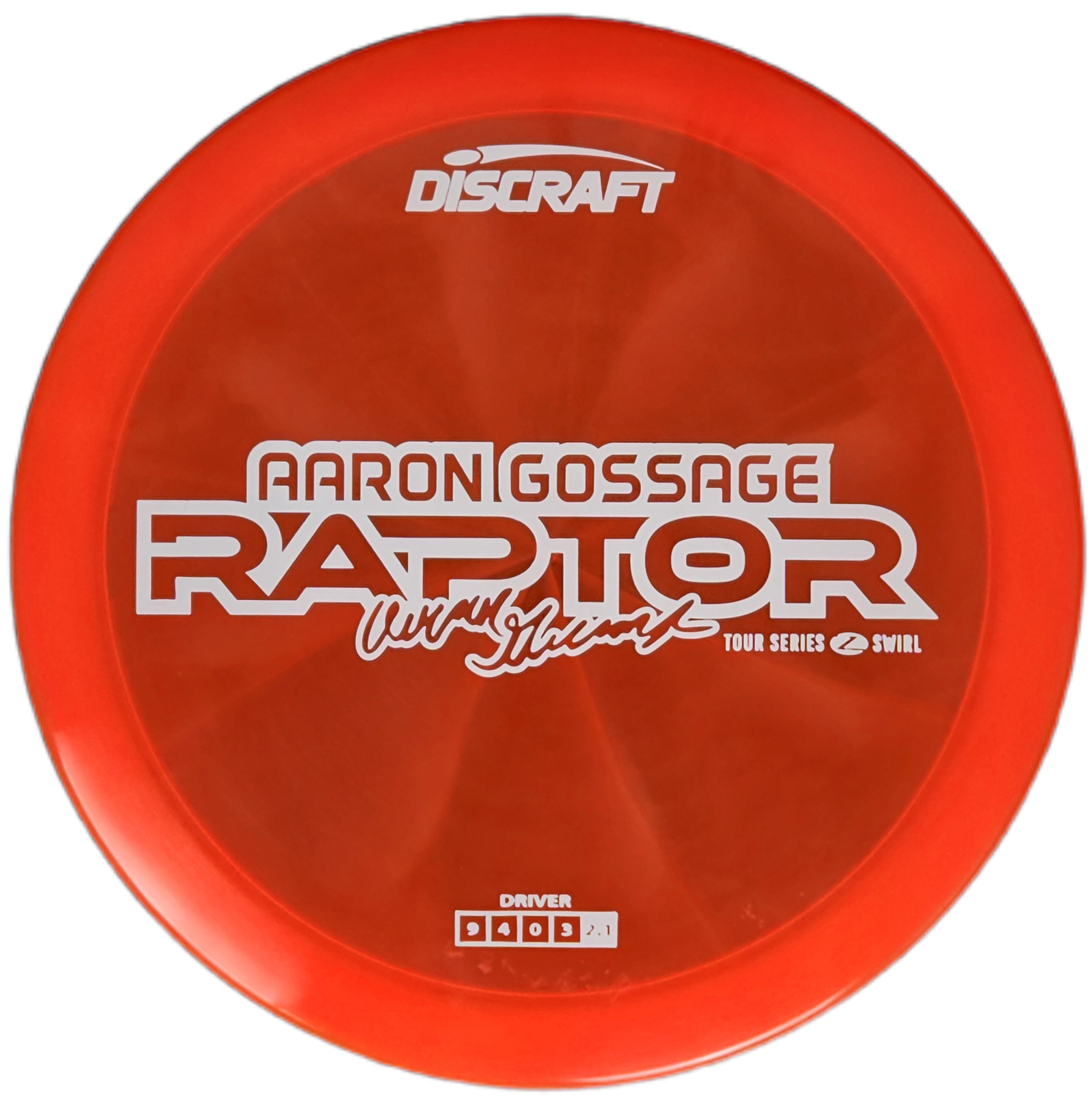 Discraft Raptor – Aaron Gossage Tour Series Z Swirl