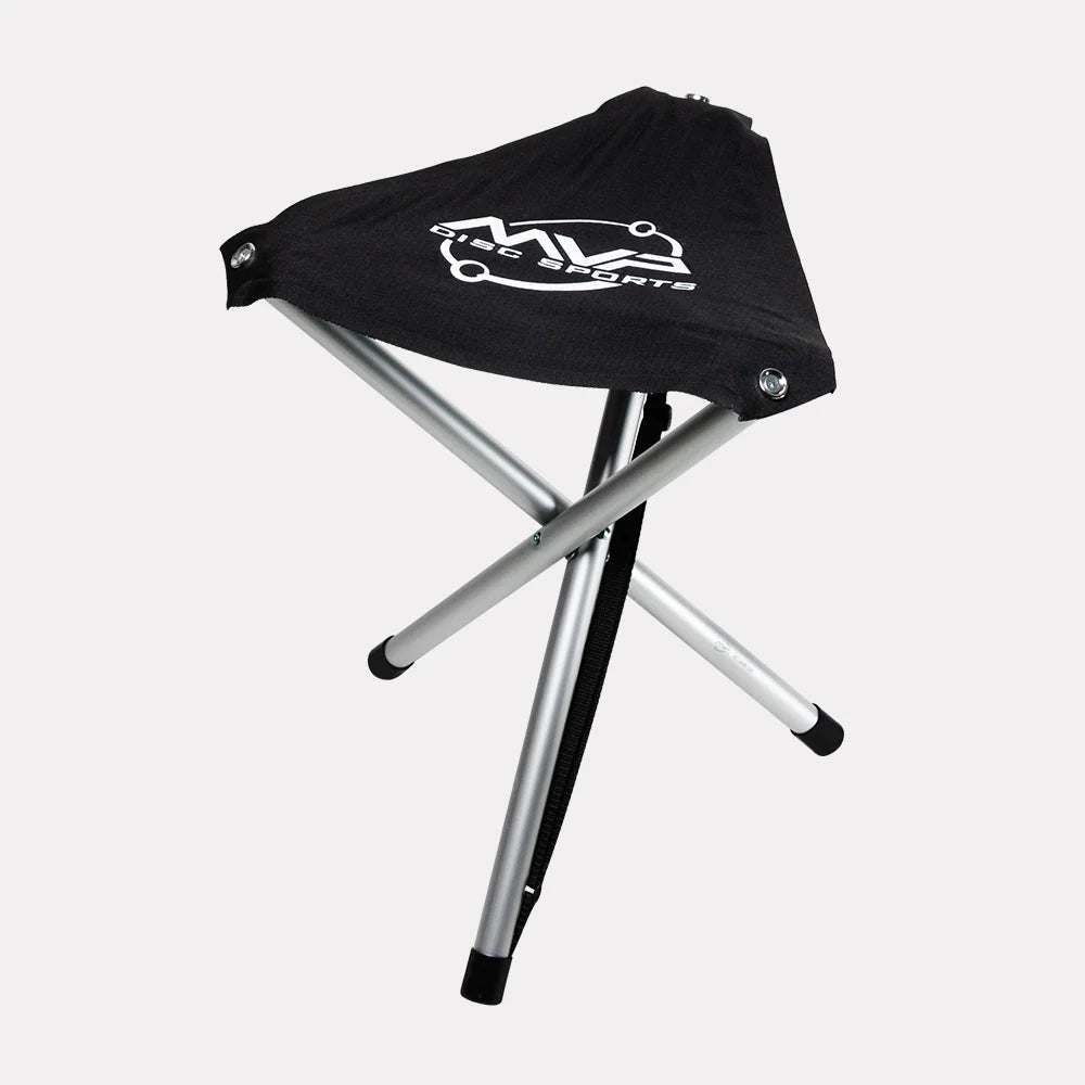 MVP Large Tripod Disc Golf Stool - Folding Disc Golf Seat