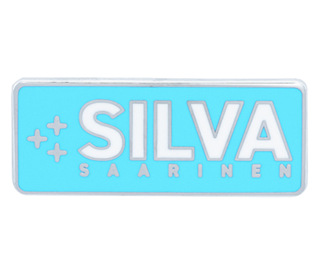 Silva Saarinen Logo Lapel Pin – MVP Enamel Disc Golf Accessory