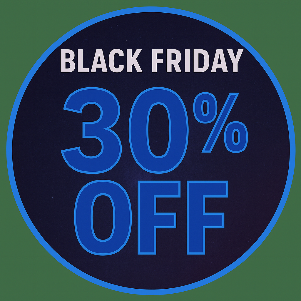 Black Friday 30% Off