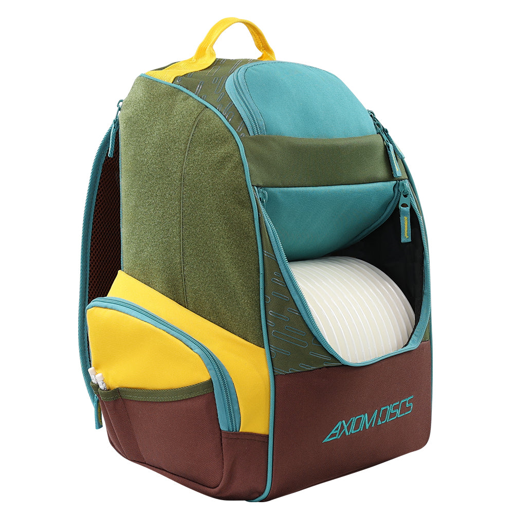 Axiom Shuttle Backpack – Compact Disc Golf Bag (Velcro Patch Panel)