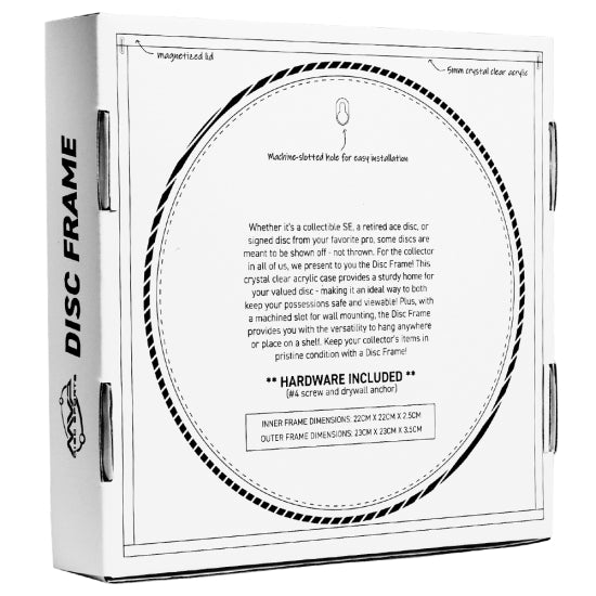MVP Disc Frame – Acrylic Display Case for Discs