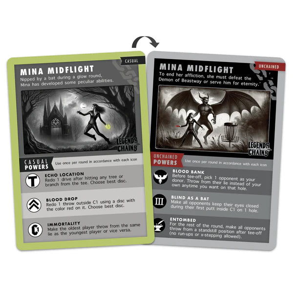 Legends of the Chains – On‑Course Disc Golf Card Game