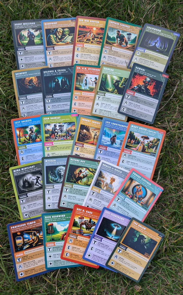 Legends of the Chains – On‑Course Disc Golf Card Game