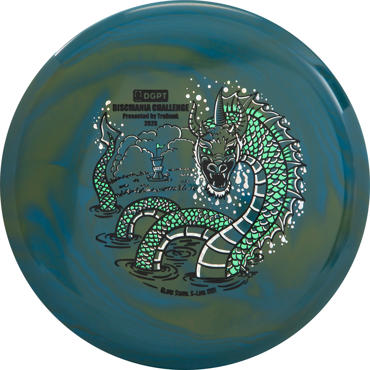 Discmania MD1 - Limited Edition Glow Swirl S-Line (Discmania Challenge Fundraiser)