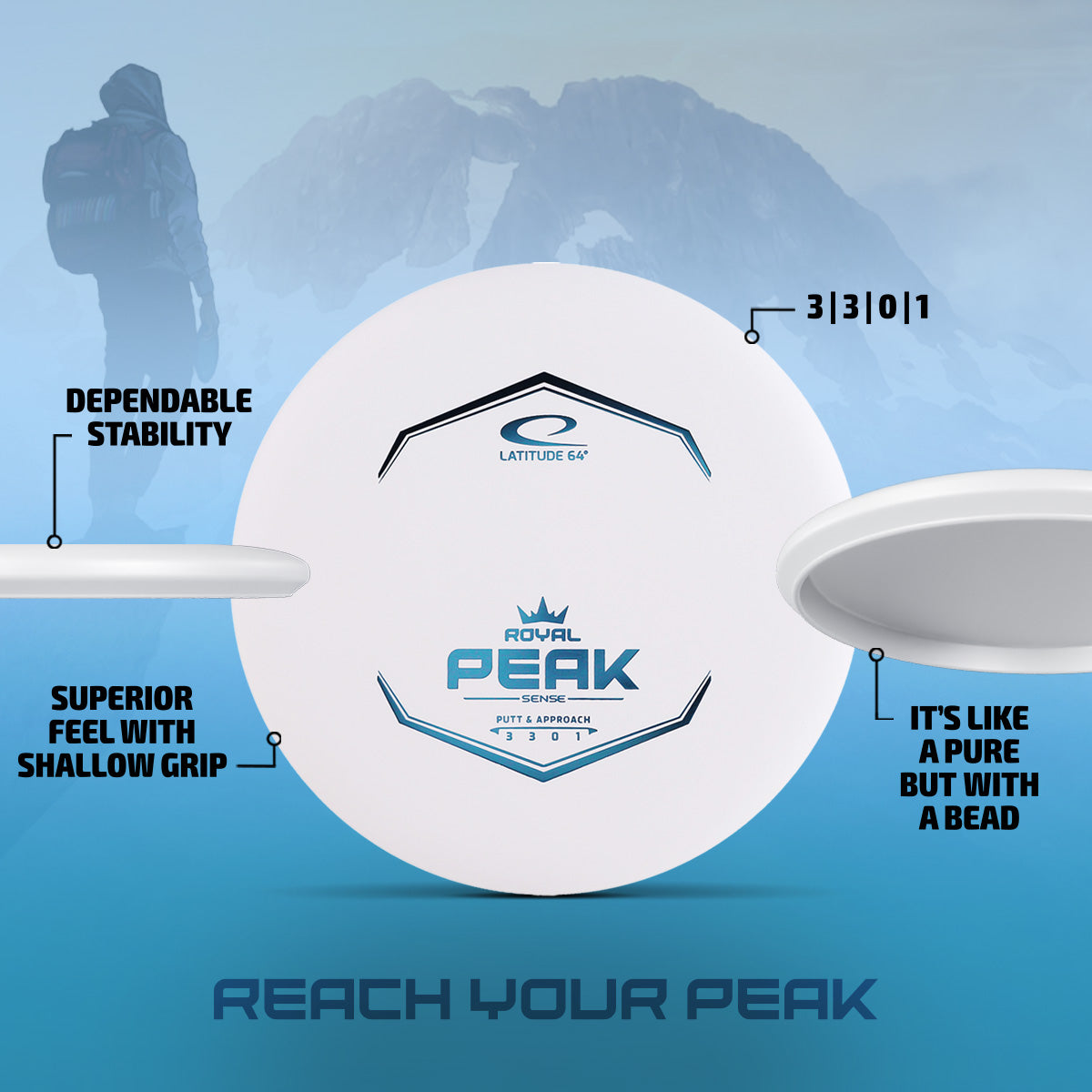 Latitude 64 Peak - Putt & Approach Disc