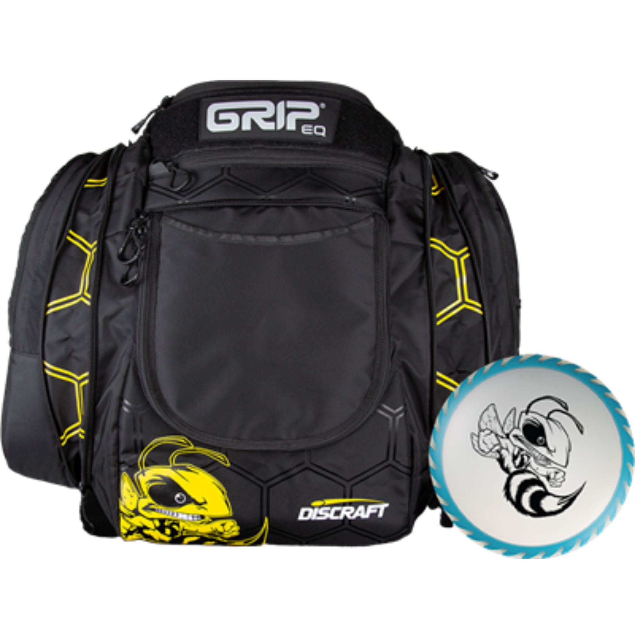 GRIPeq AX6 Disc Golf Bag – Discraft Buzzz Edition
