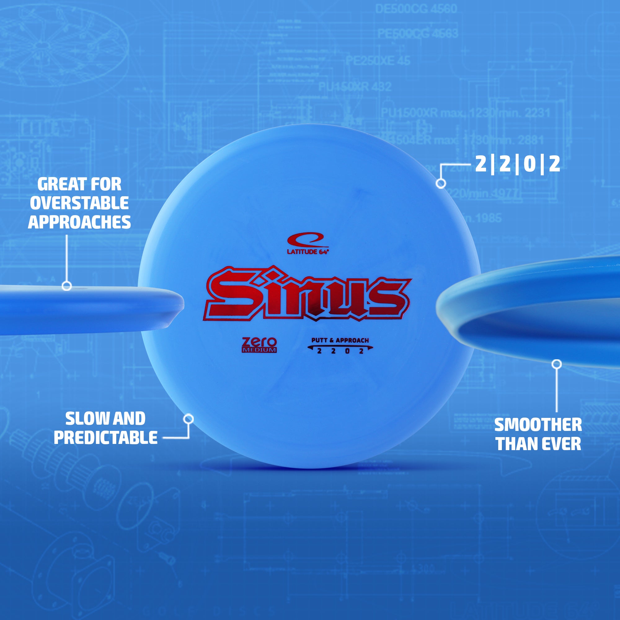 Latitude 64 Sinus - Putt & Approach Disc
