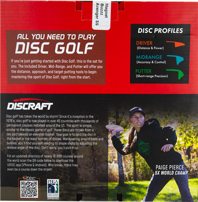 Discraft 3-Disc Starter Set