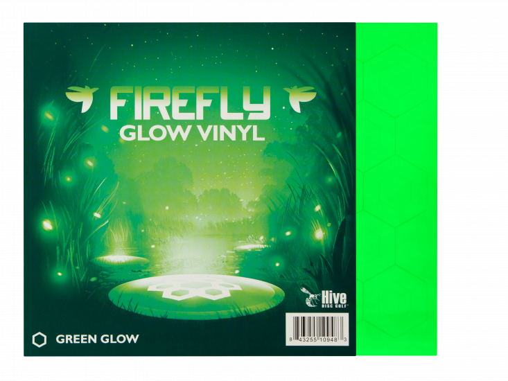 Hive Firefly Glow Vinyl – Reusable Glow Stickers for Night Disc Play
