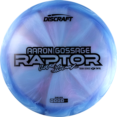 Discraft Raptor – Aaron Gossage Tour Series Z Swirl