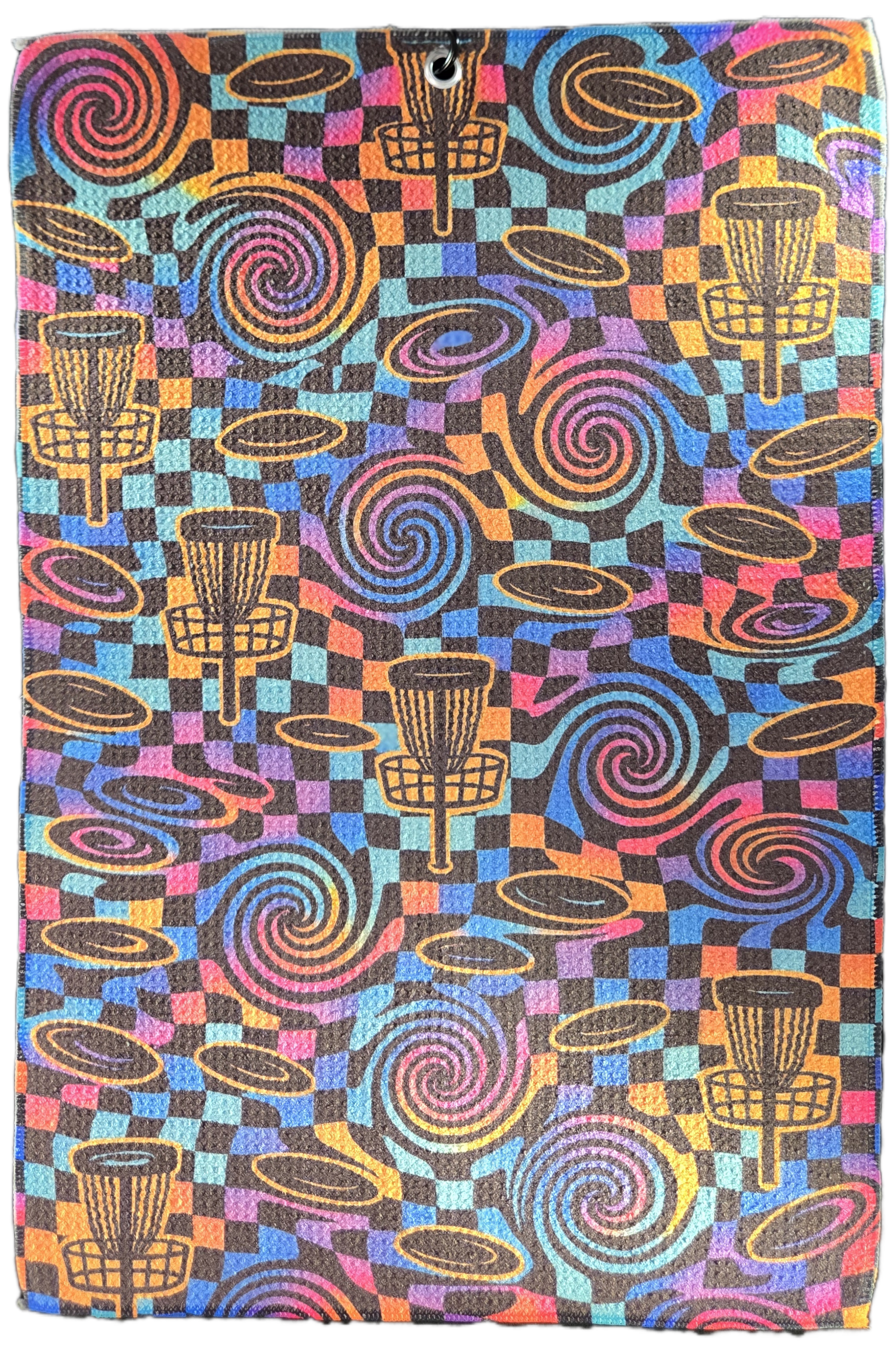Warp Grid – Disc Golf Towel
