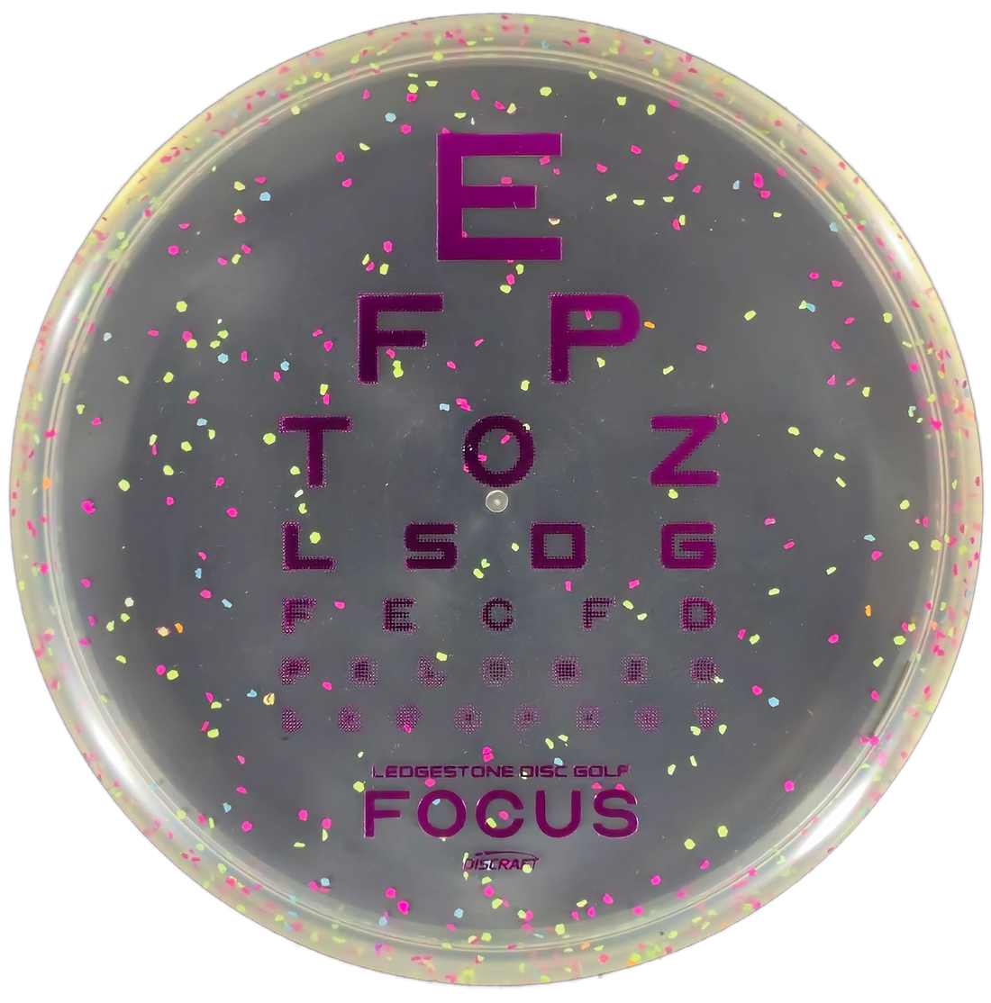 Discraft Focus – CryZtal FLX Confetti | Ledgestone Edition