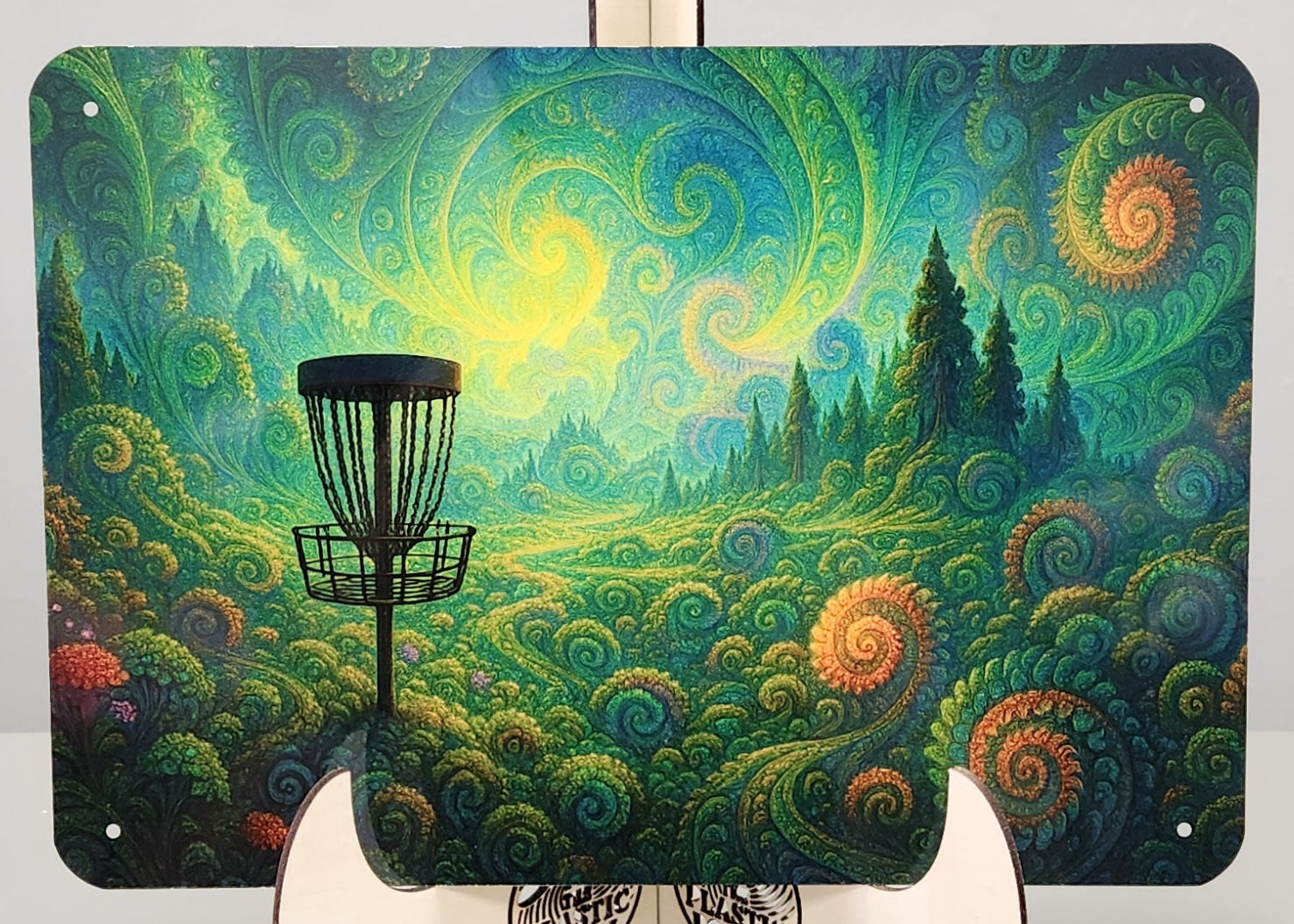 Fractal Forest – Disc Golf Sign
