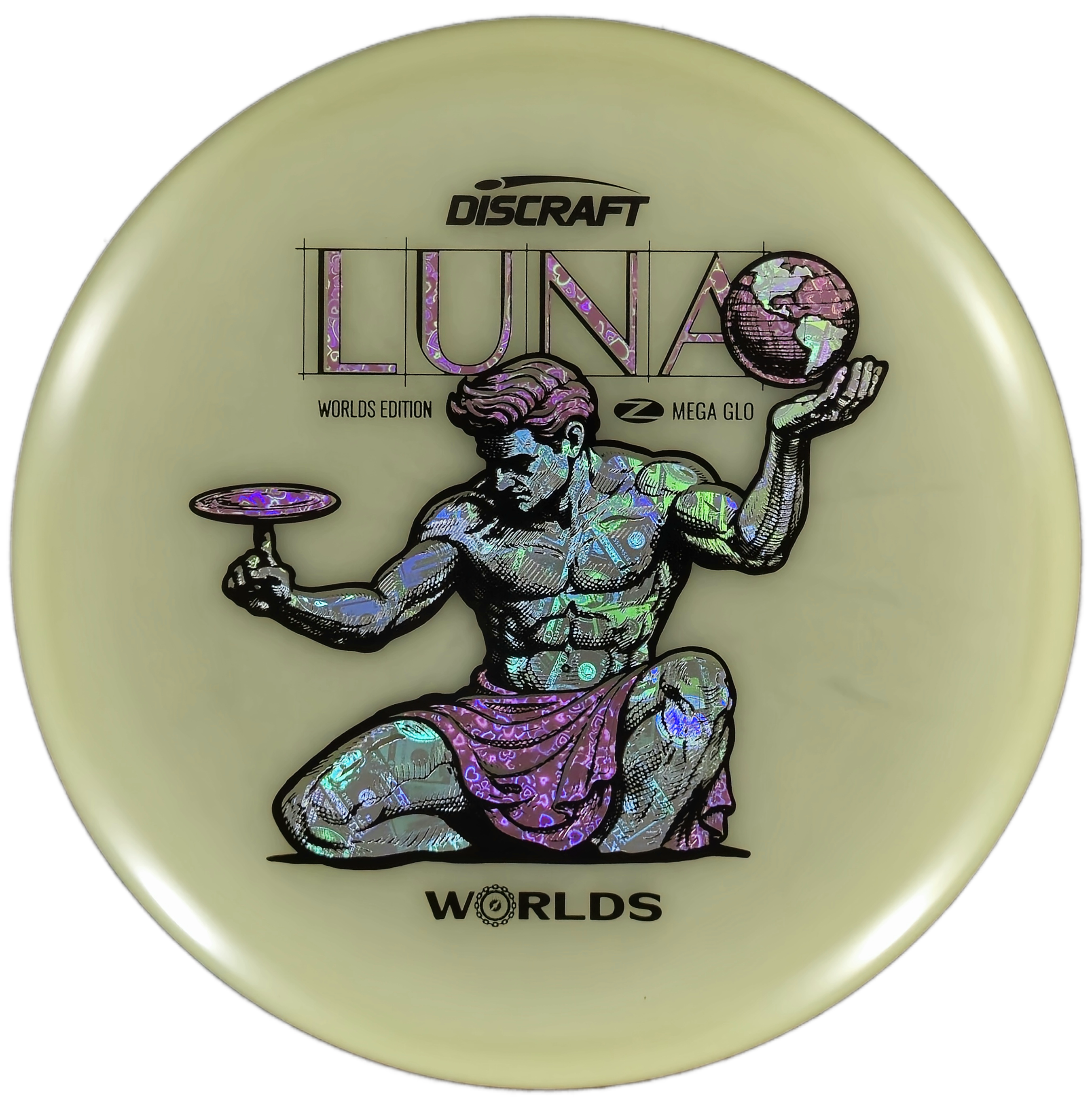 Discraft Luna – Mega Glo (“Spirit of Detroit” 2026 Worlds Edition)