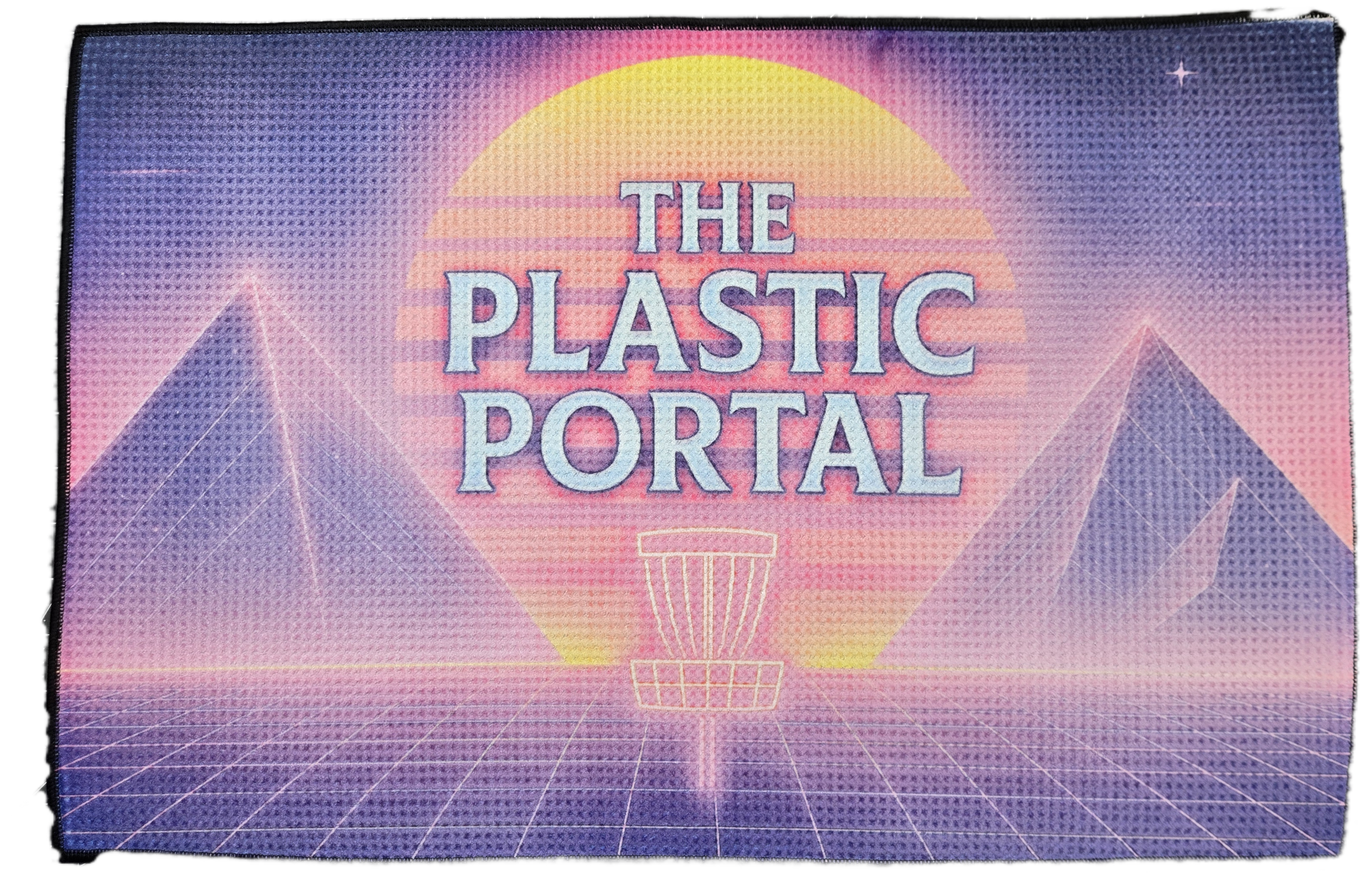 Sunset Synth – Disc Golf Towel