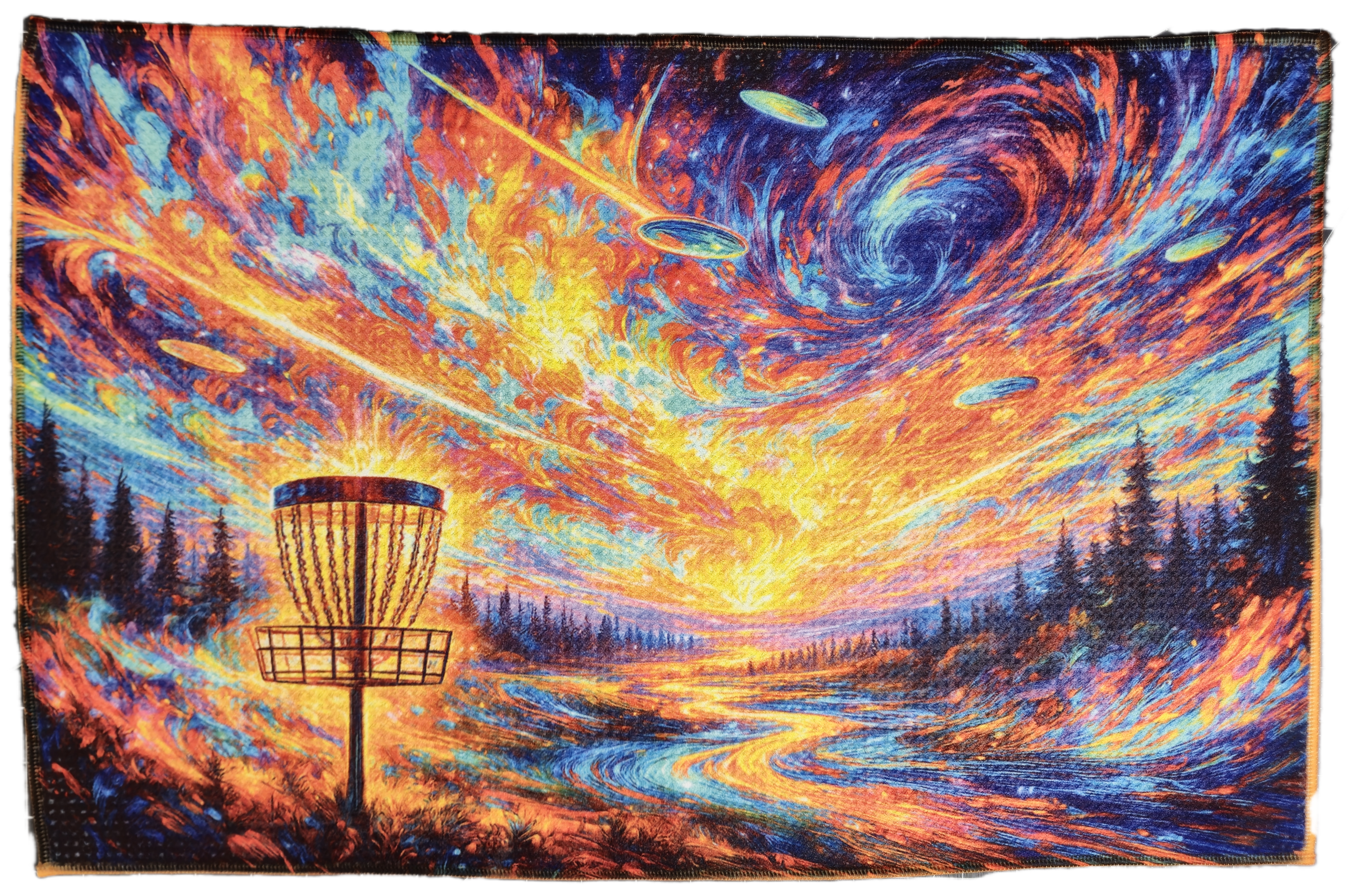 Cosmic Riverstorm – Premium Sublimated Towel