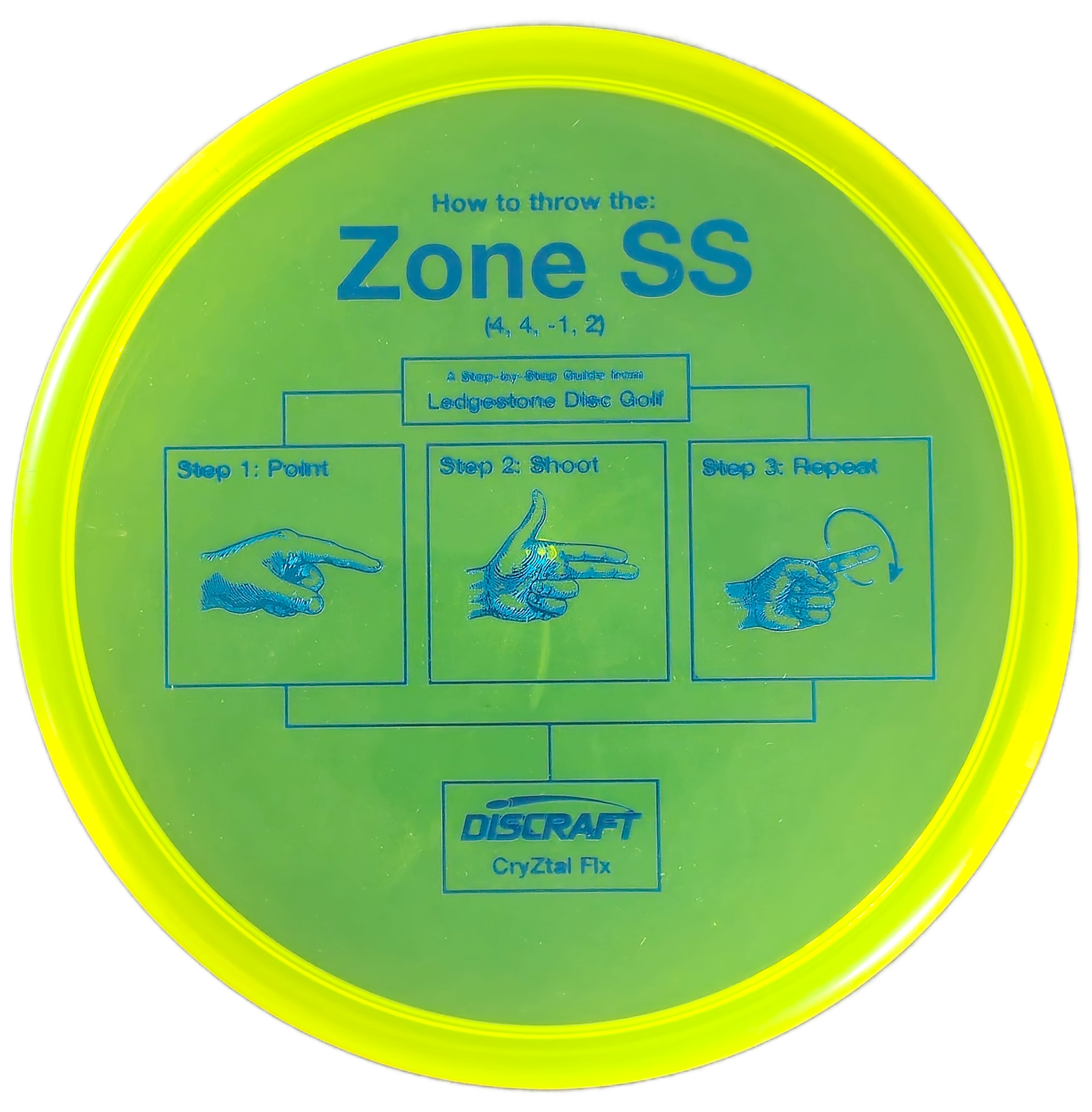 Discraft Zone SS – CryZtal FLX (Ledgestone 2026)