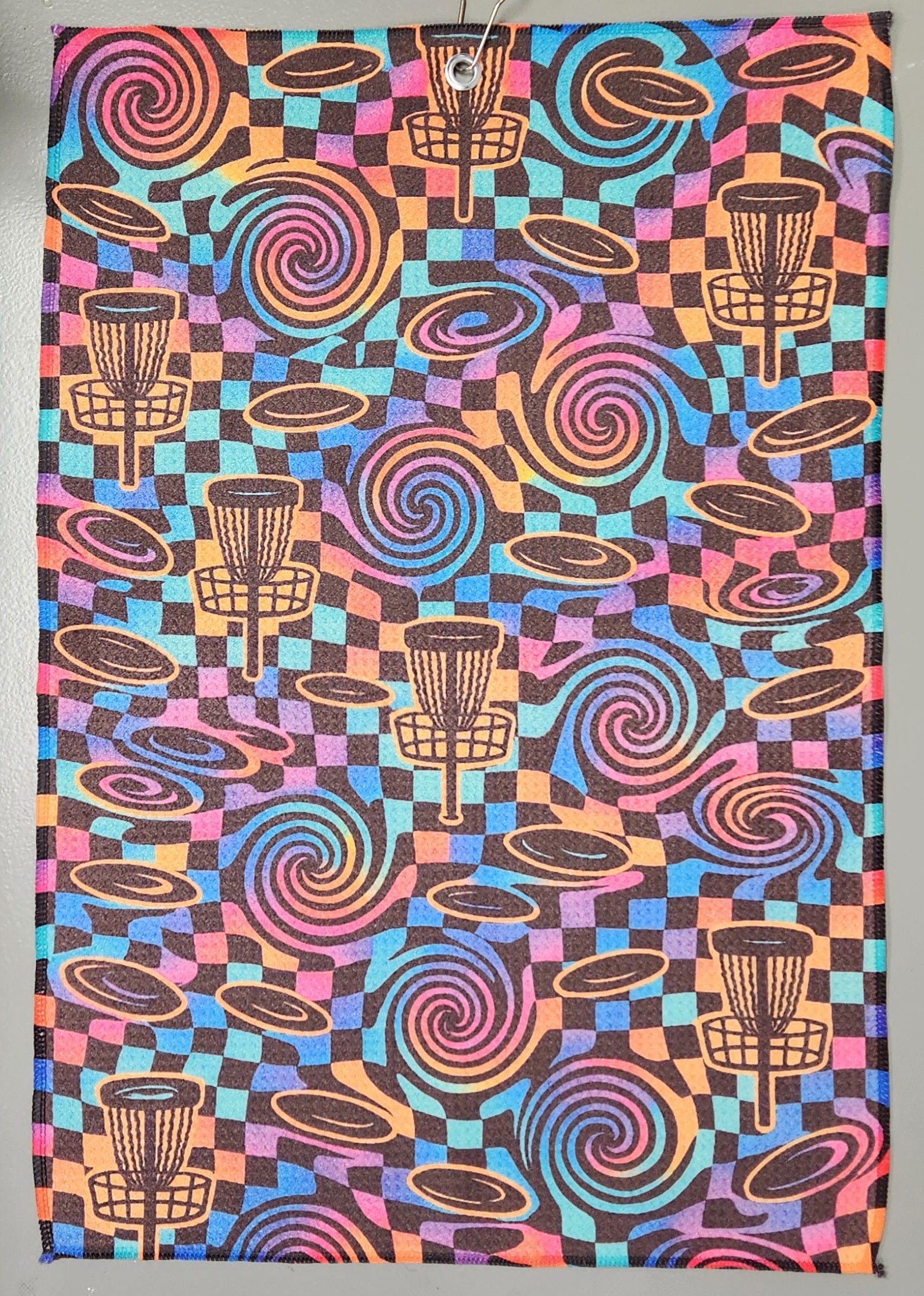 Warp Grid – Disc Golf Towel