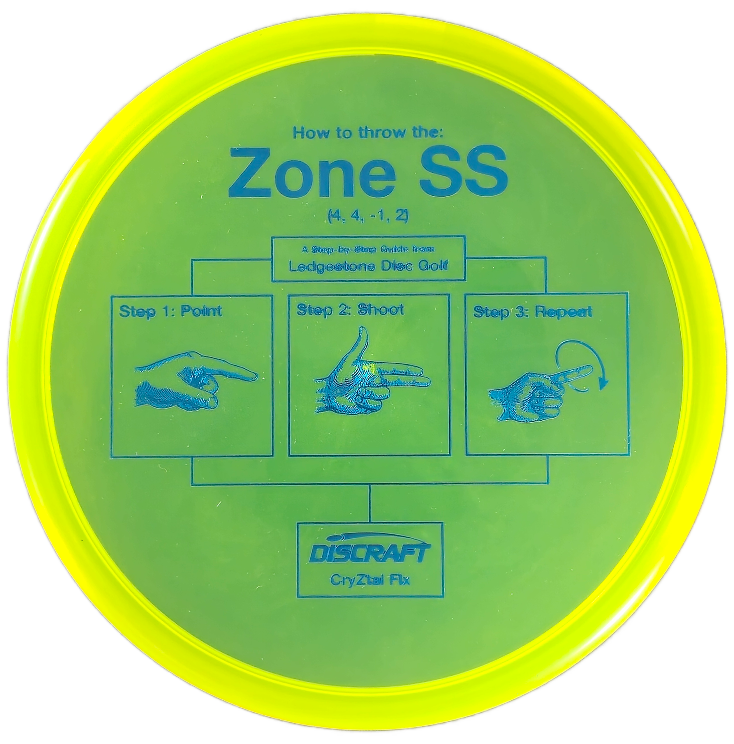 Discraft Zone SS – CryZtal FLX (Ledgestone 2026)