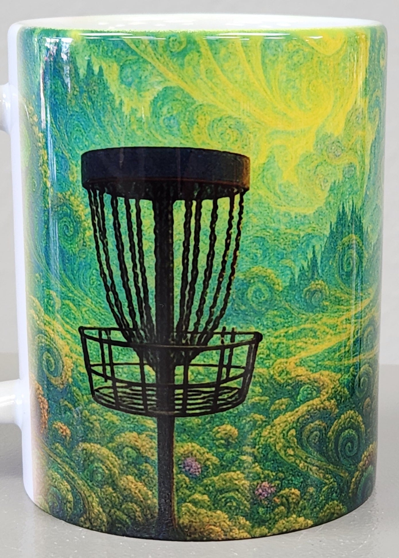 Fractal Fairway – Disc Golf Mug