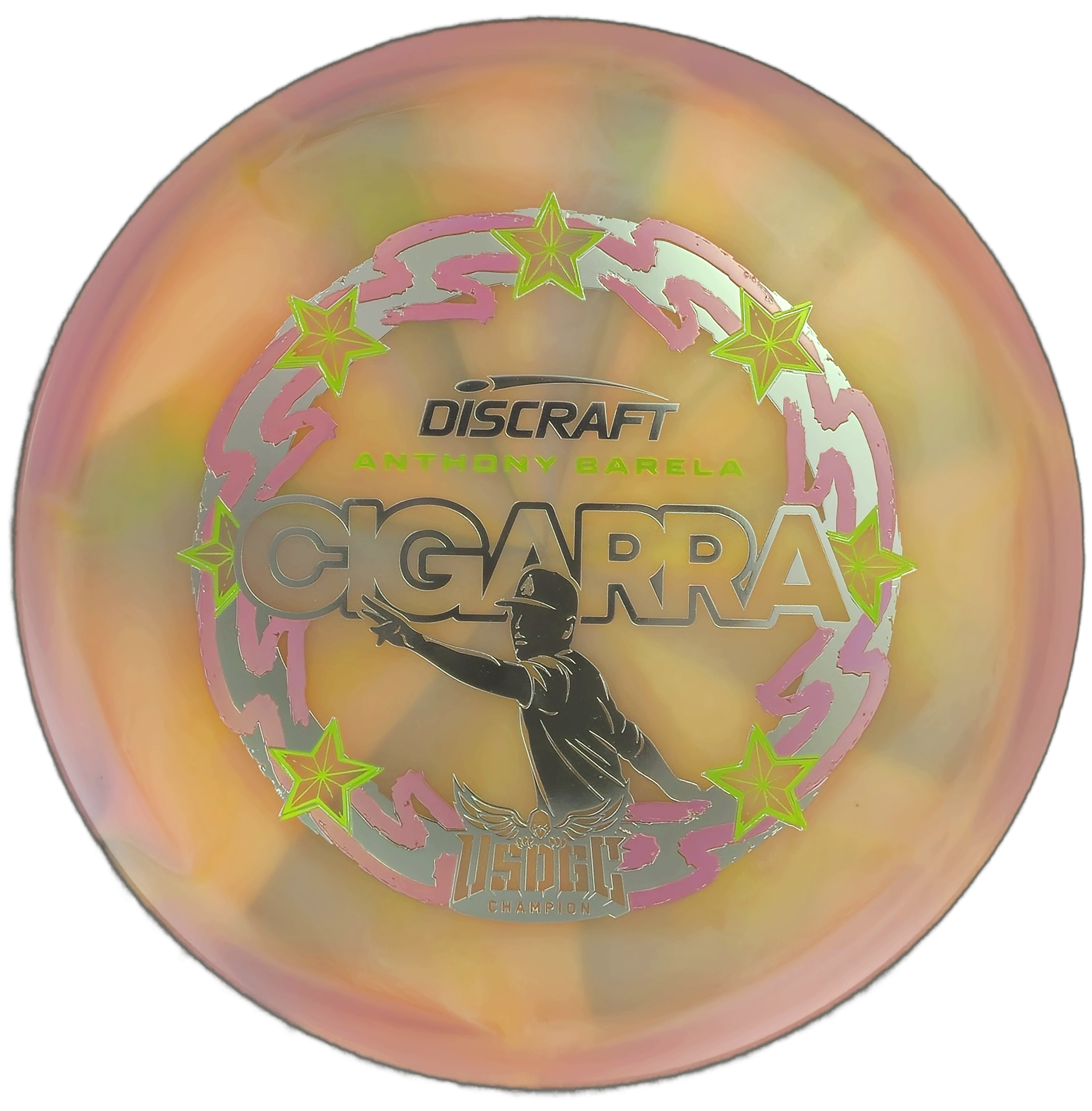 Discraft Cigarra – Z Swirl (Anthony Barela USDGC Triple Foil Edition)