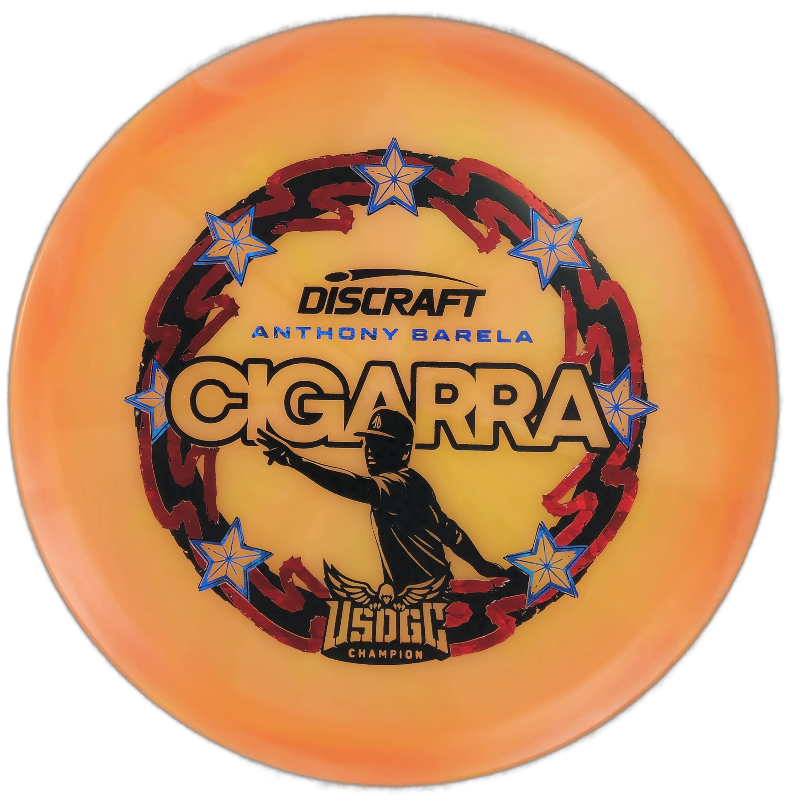Discraft Cigarra – Z Swirl (Anthony Barela USDGC Triple Foil Edition)