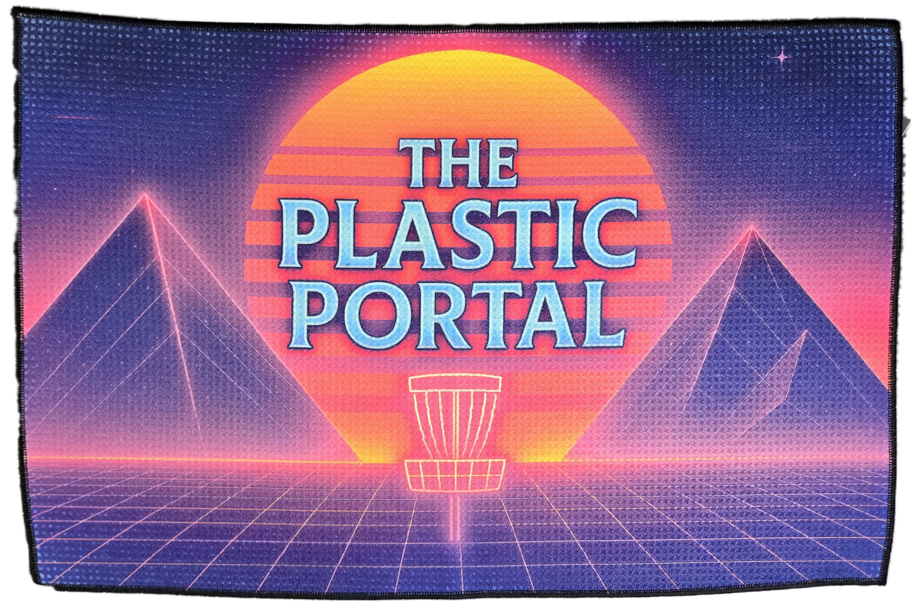 Sunset Synth – Disc Golf Towel