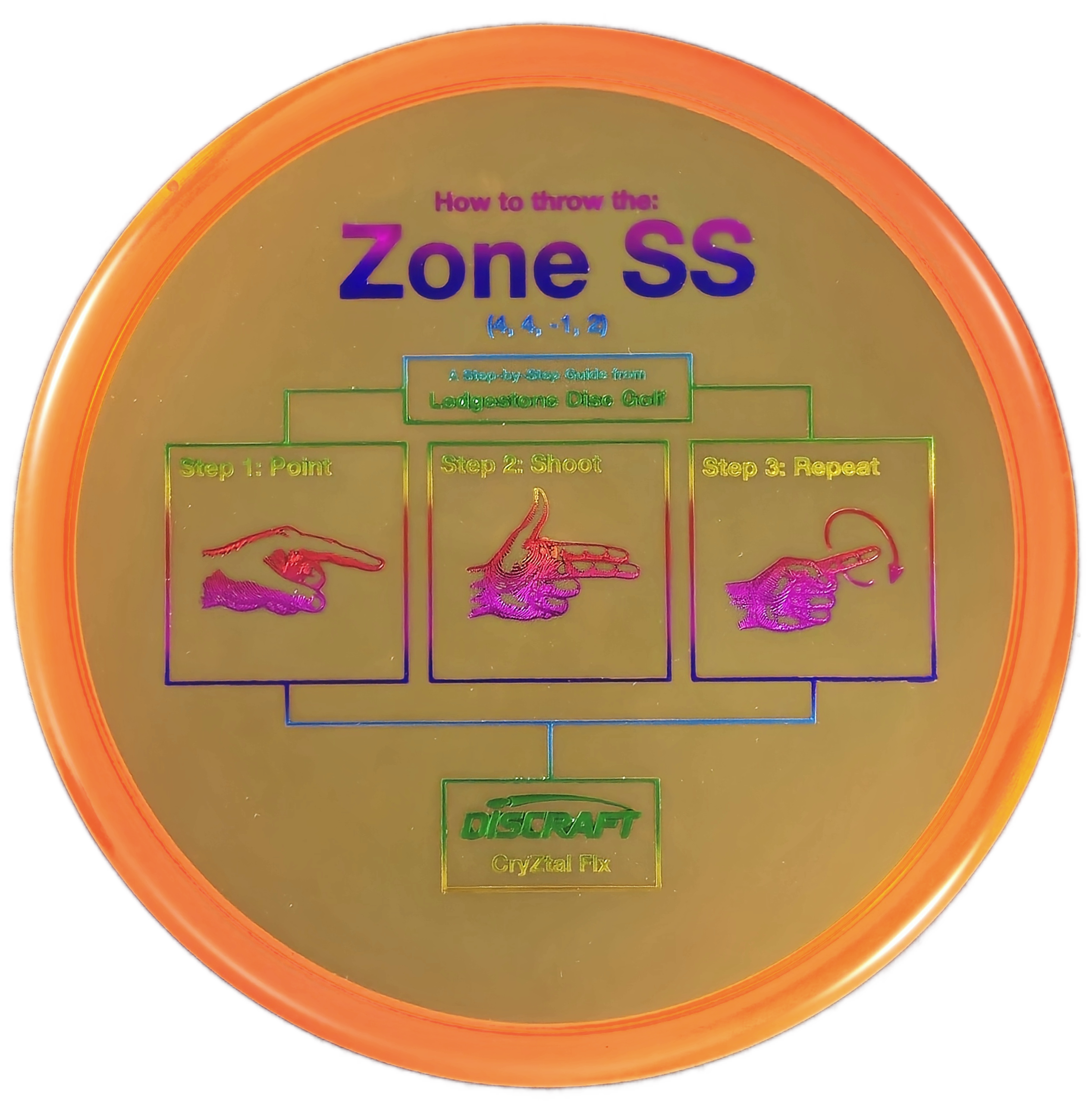 Discraft Zone SS – CryZtal FLX (Ledgestone 2026)