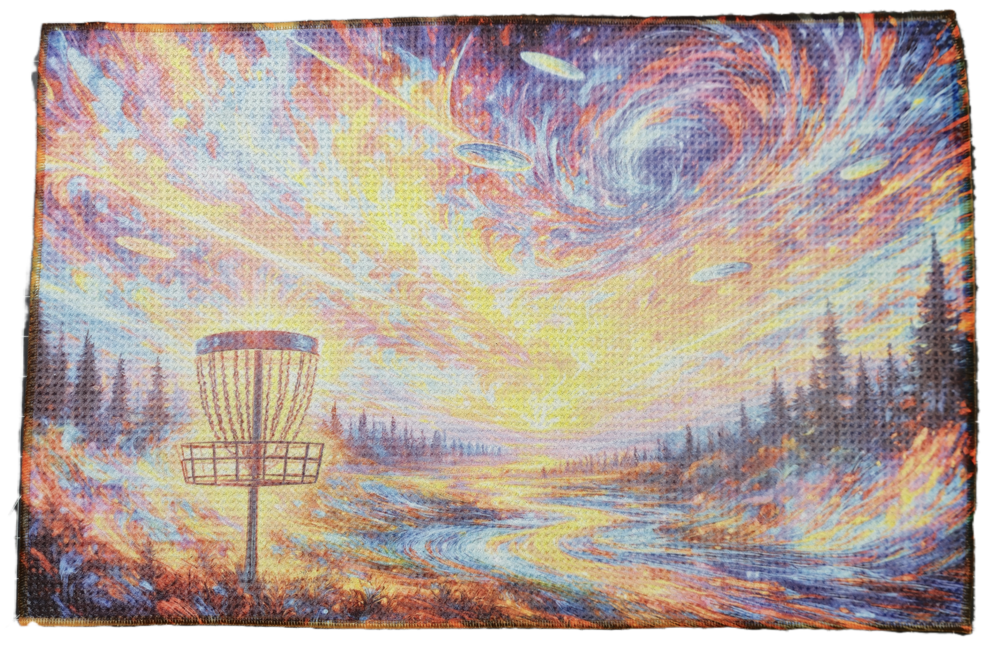 Cosmic Riverstorm – Disc Golf Towel