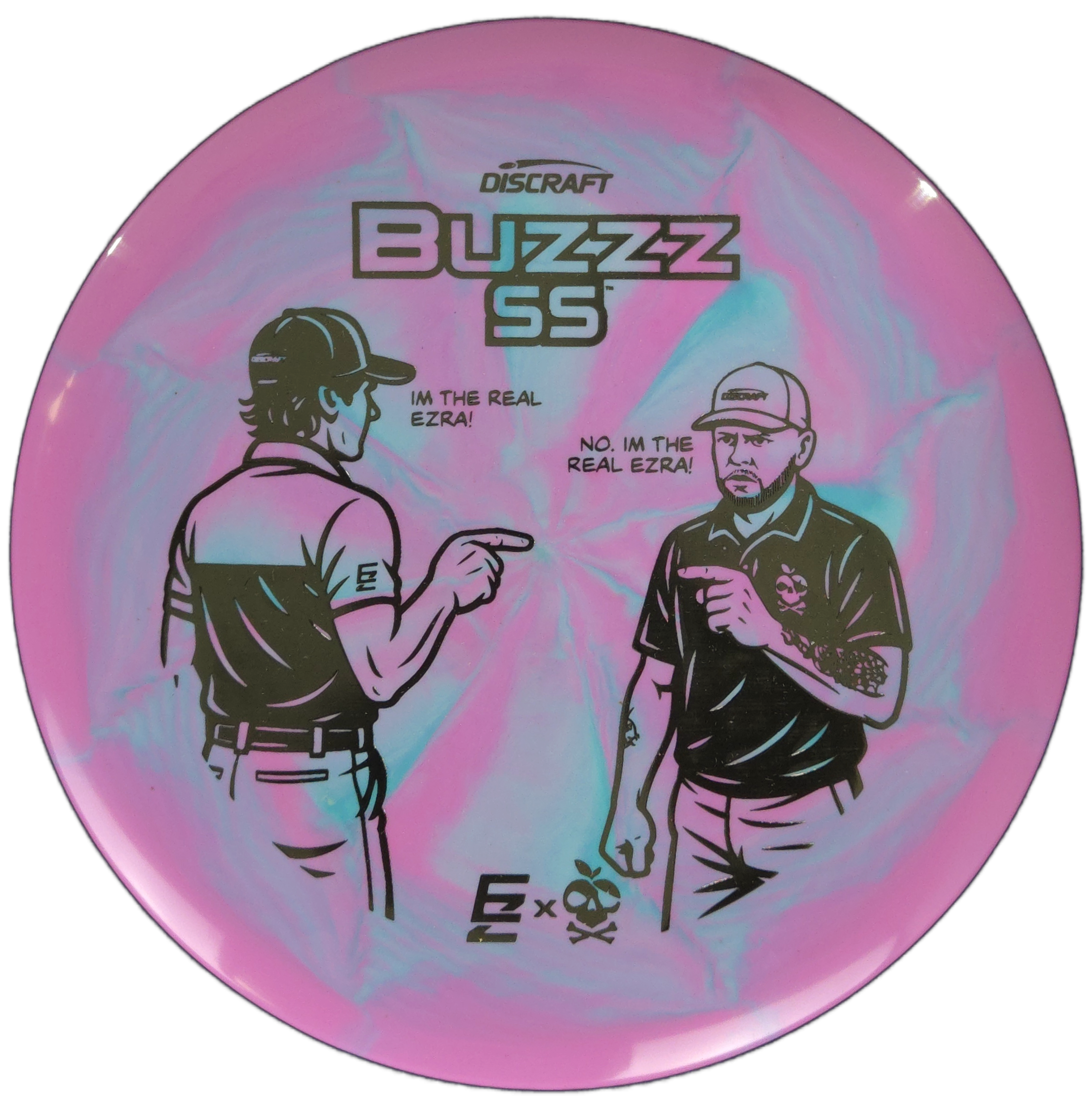 Discraft Buzzz SS — Ezra Robinson vs. Ezra Aderhold Collab (ESP Swirl)
