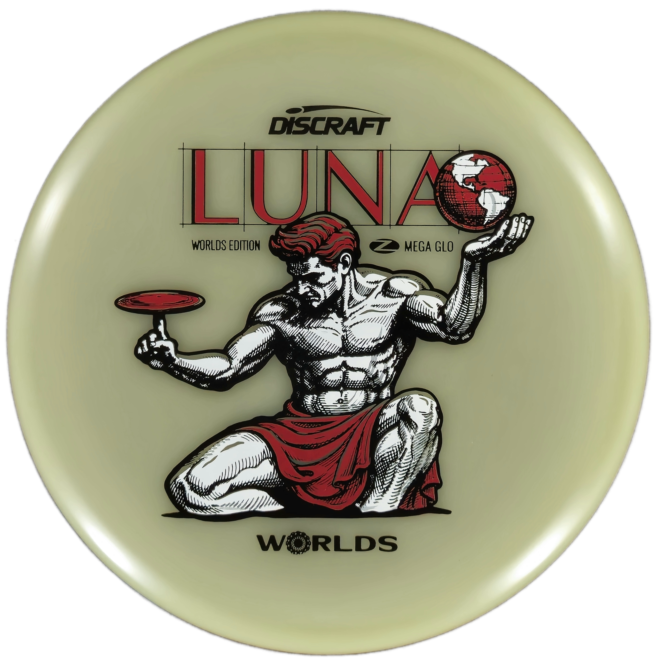 Discraft Luna – Mega Glo (“Spirit of Detroit” 2026 Worlds Edition)
