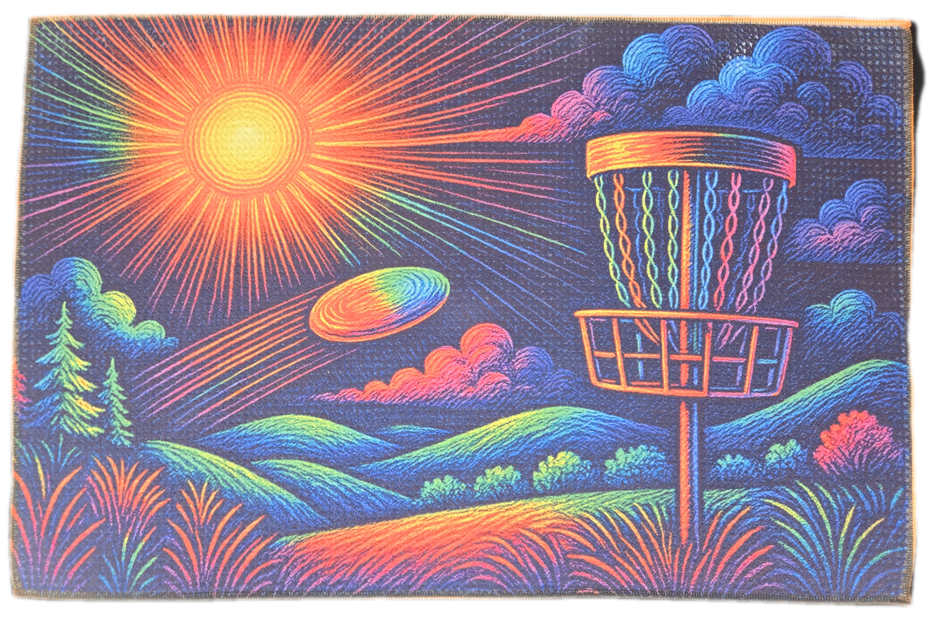 Disc at Dawn Towel – Disc Golf Towel