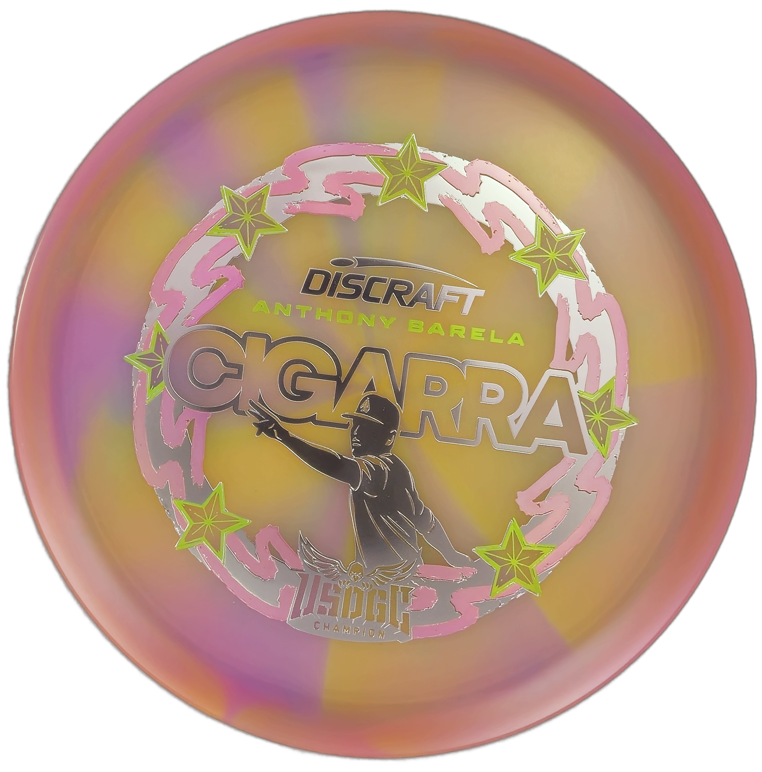 Discraft Cigarra – Z Swirl (Anthony Barela USDGC Triple Foil Edition)