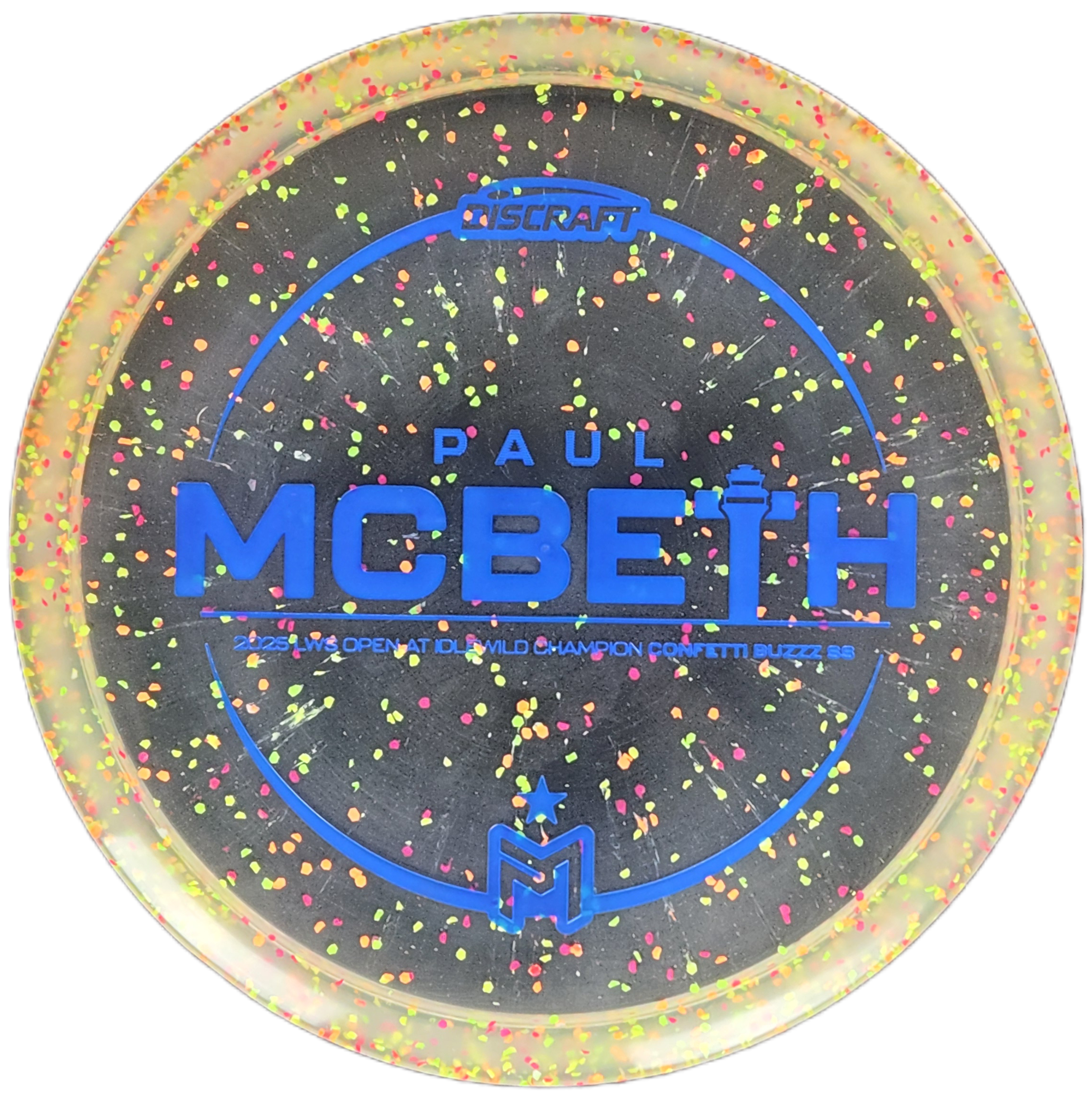 Discraft Buzzz SS – Z Confetti Paul McBeth Victory Edition (Idlewild 2025)