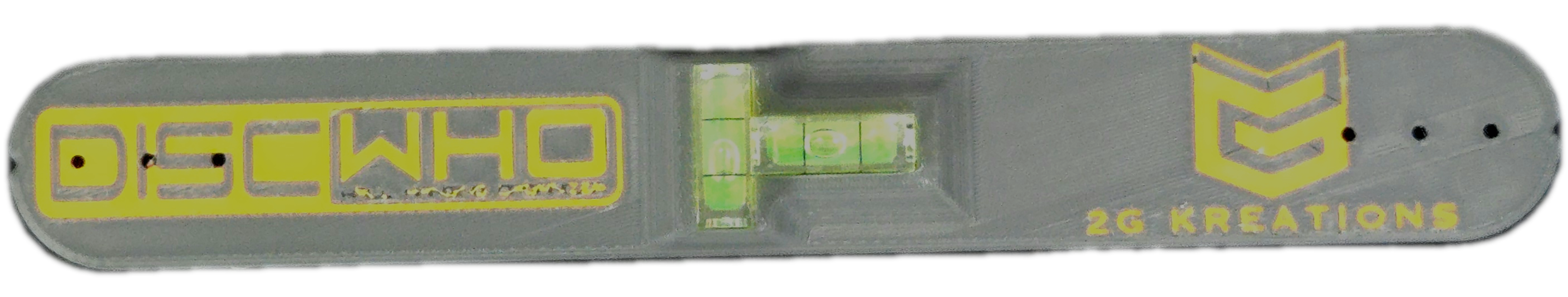 DiscWHO Hanging Template / Leveling Guide