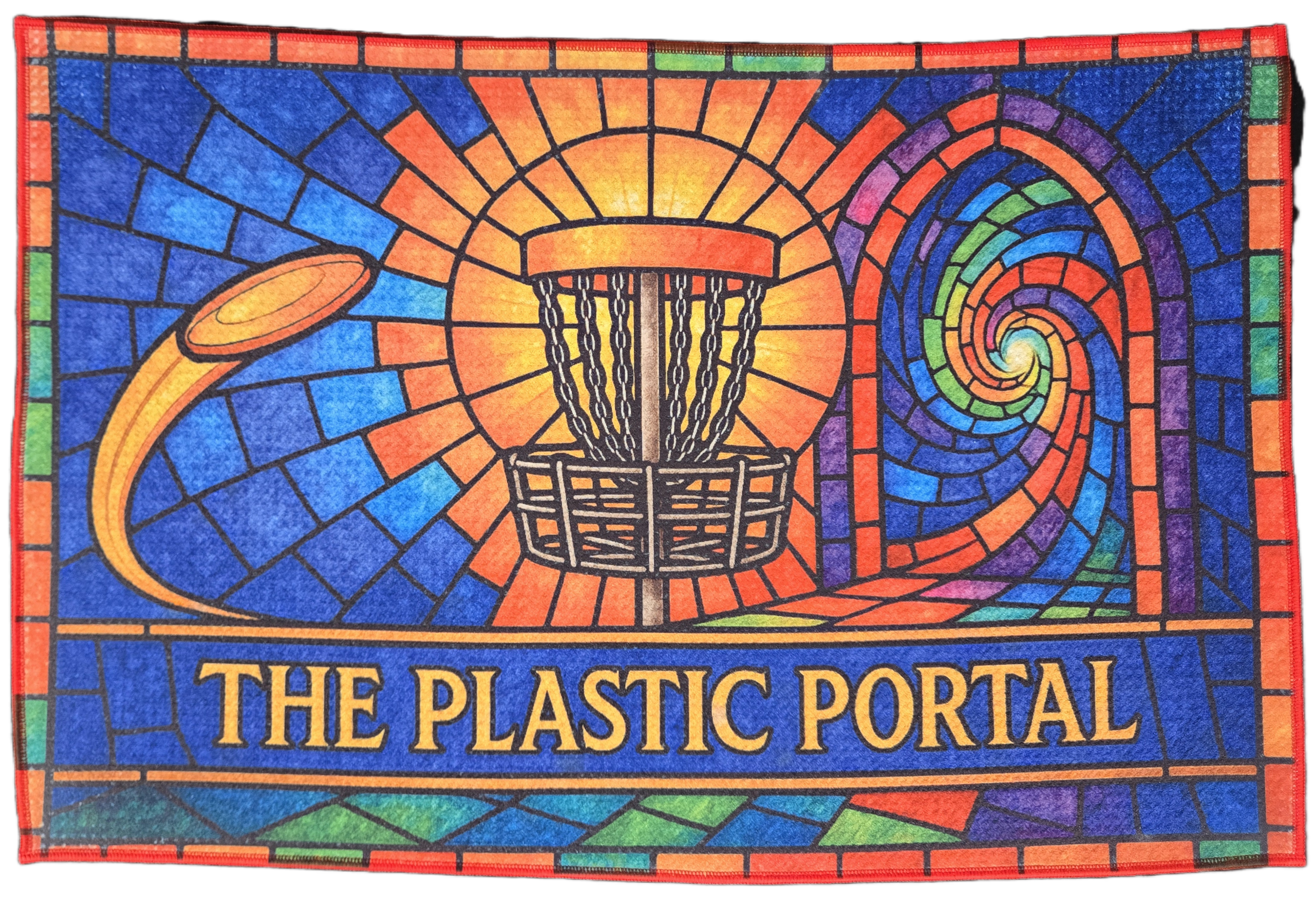Stained Glass Portal Towel – Disc Golf Towel