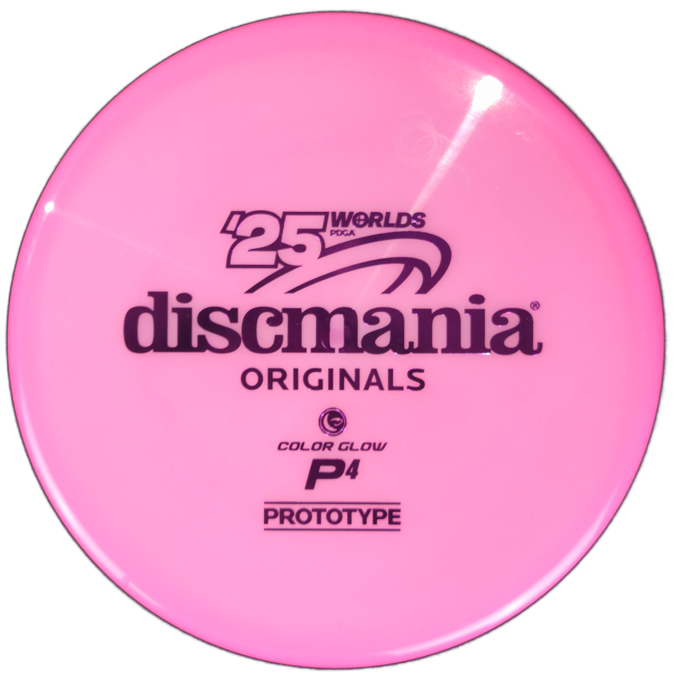 Discmania P4 - Prototype Color Glow - 2025 Worlds