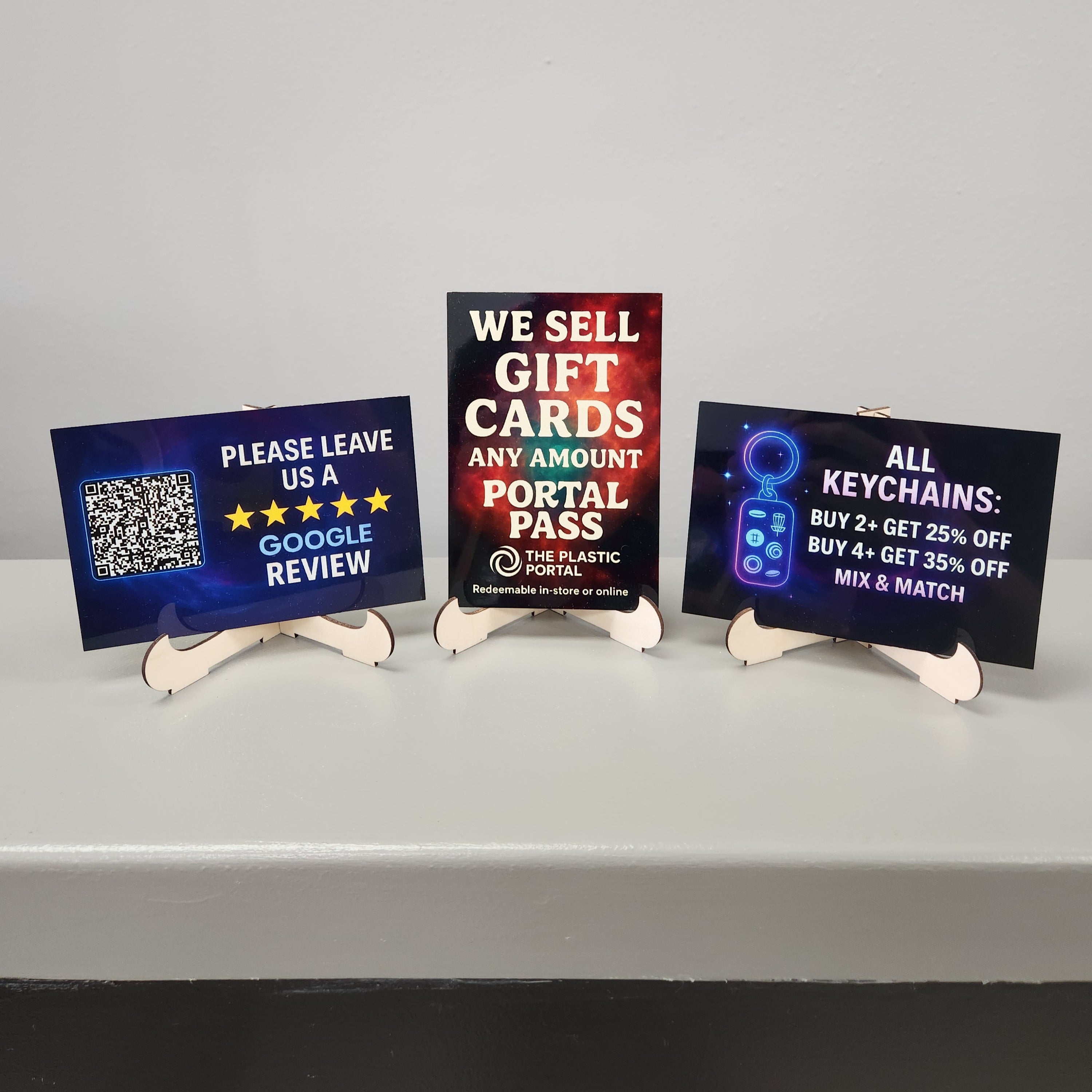 Disc Display Easels – Full Size & Mini