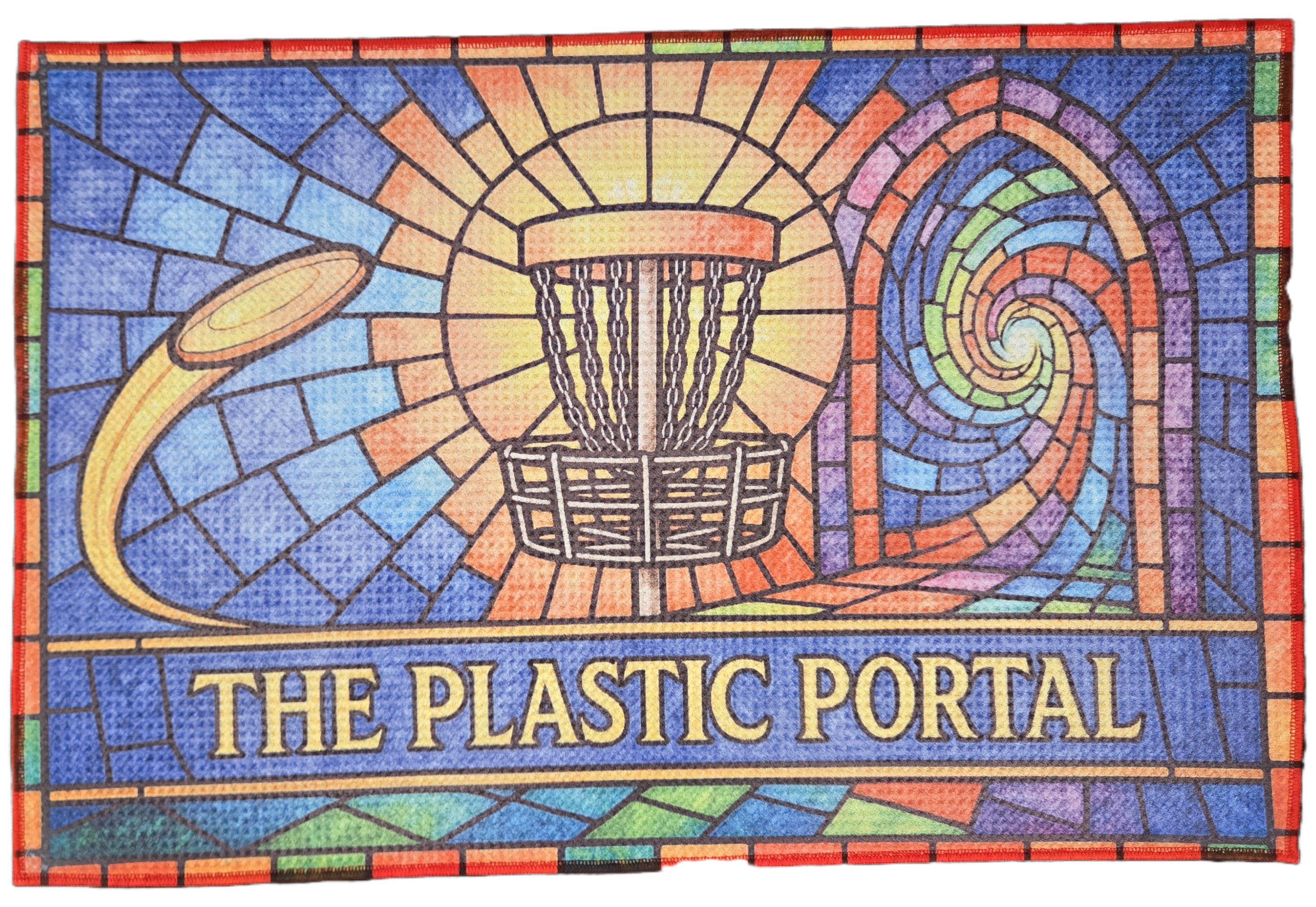 Stained Glass Portal Towel – Disc Golf Towel