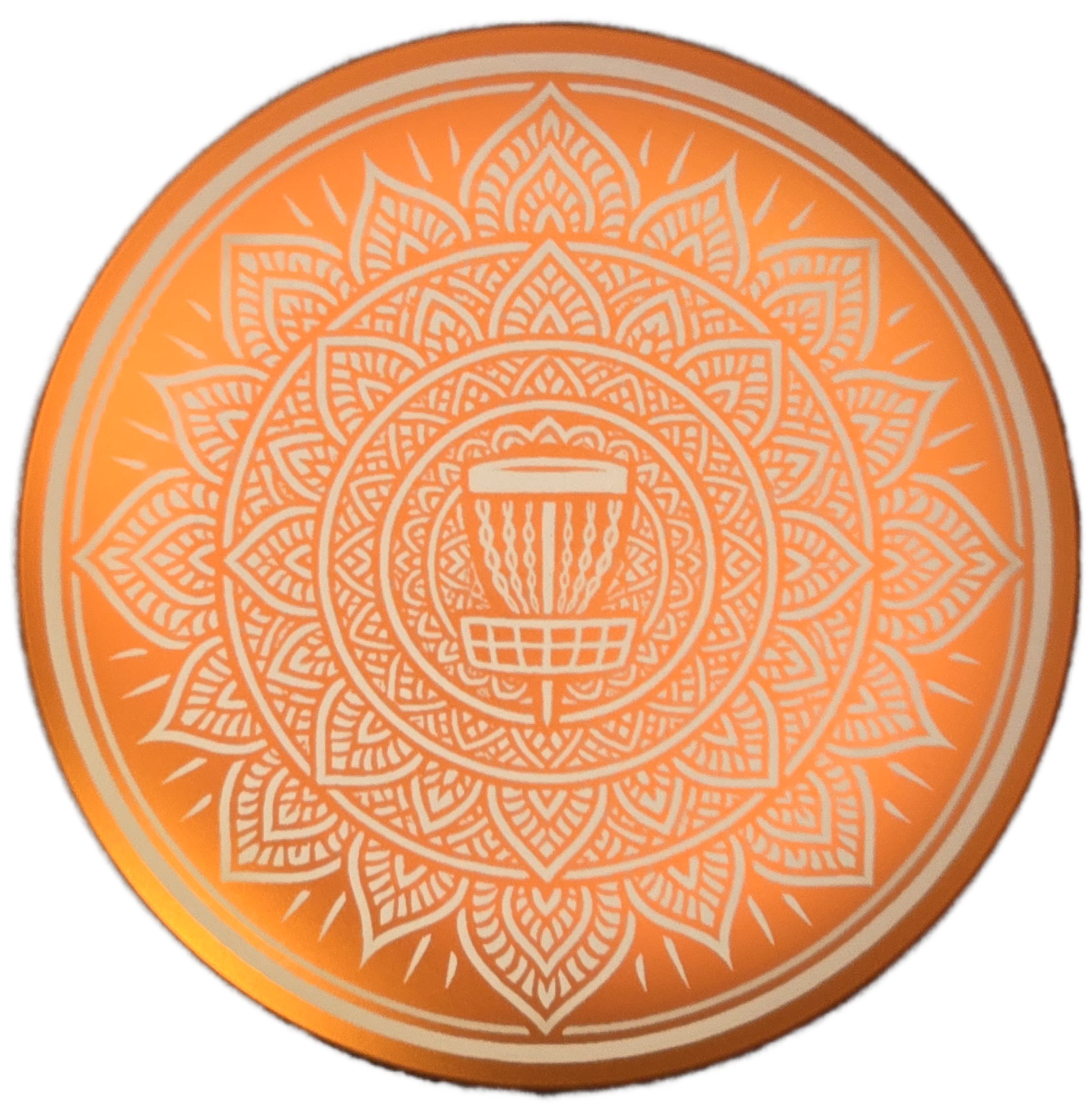 Lotus Basket Mandala – Metal Mini Marker