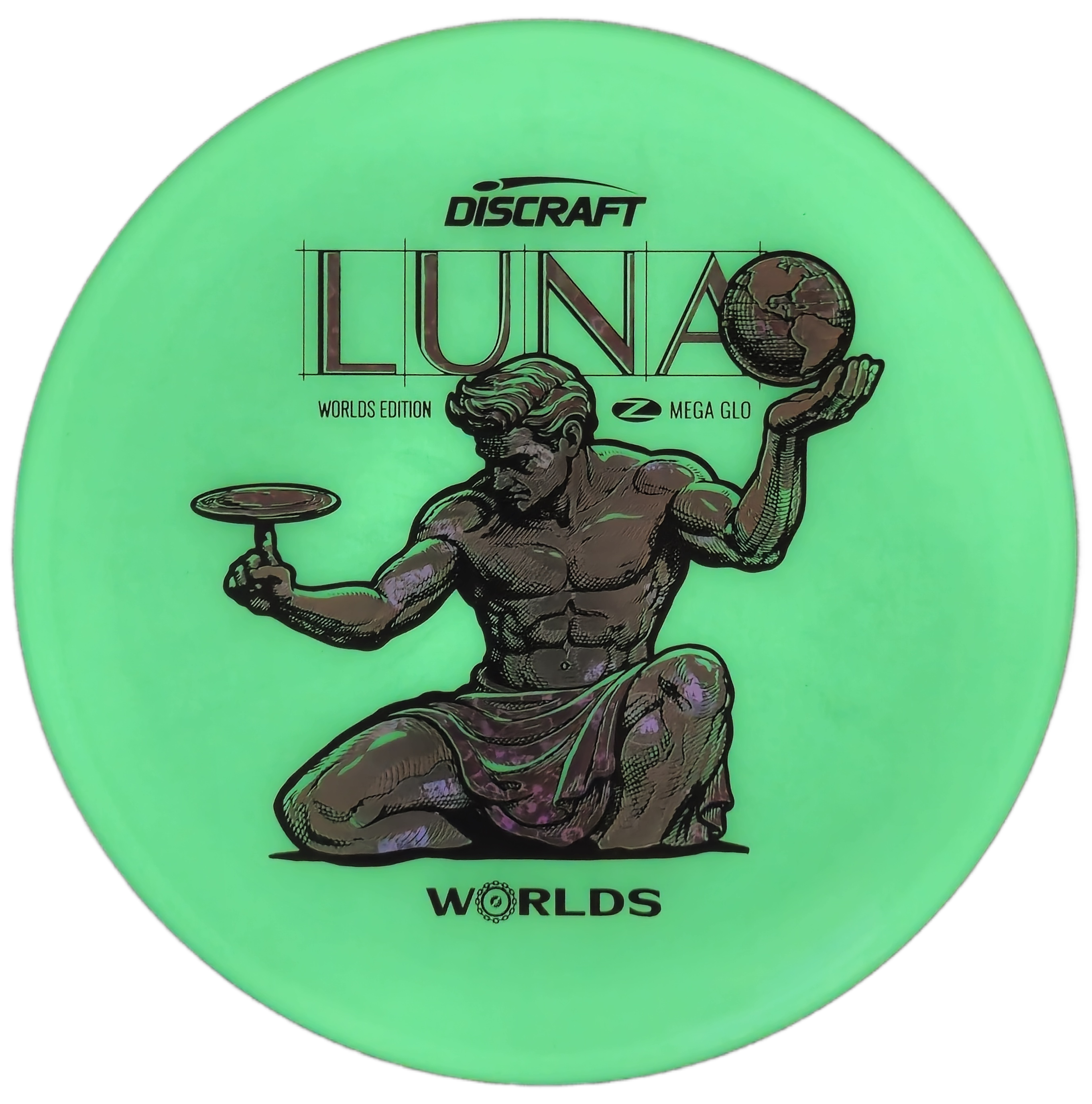 Discraft Luna – Mega Glo (“Spirit of Detroit” 2026 Worlds Edition)