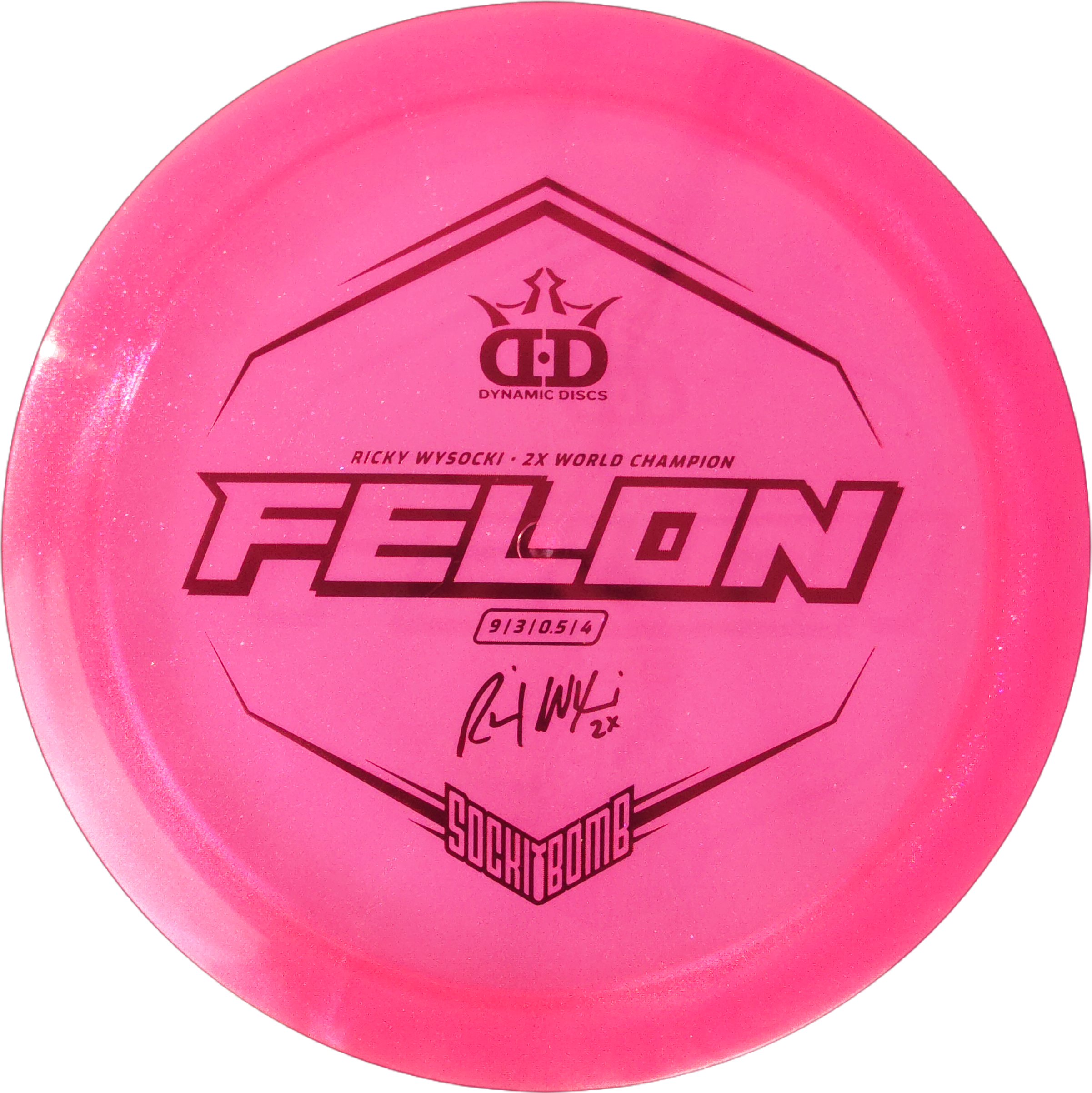 Dynamic Discs Felon - Ricky Wysocki Lucid-Ice Glimmer