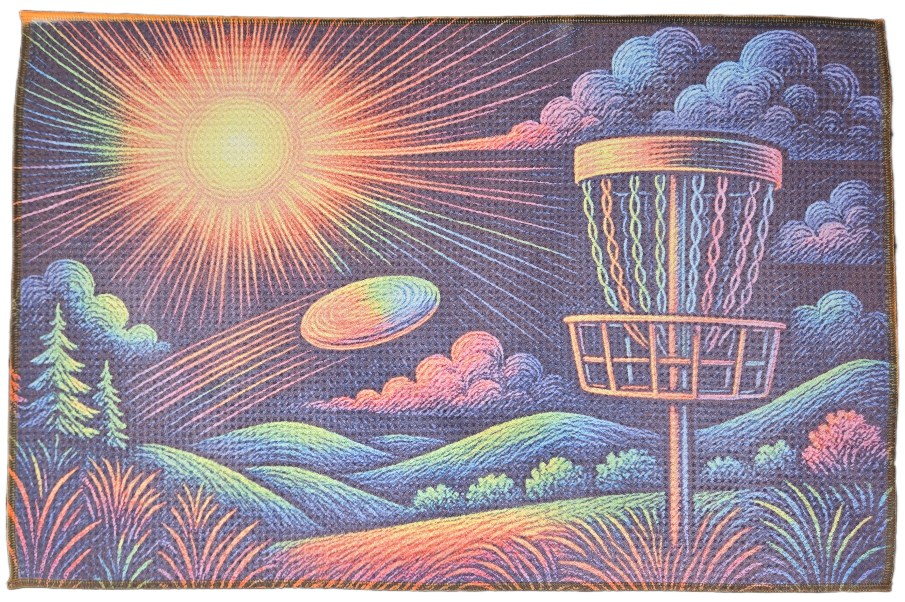 Disc at Dawn Towel – Disc Golf Towel