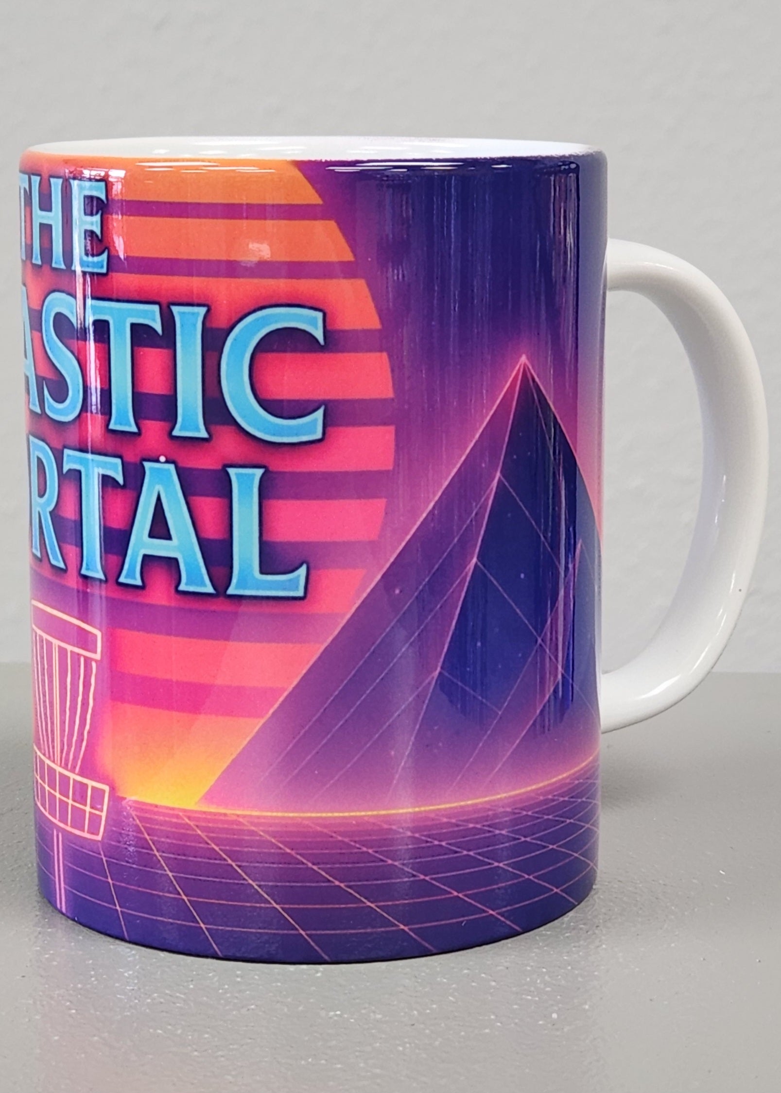 Sunset Synth - Disc Golf Mug